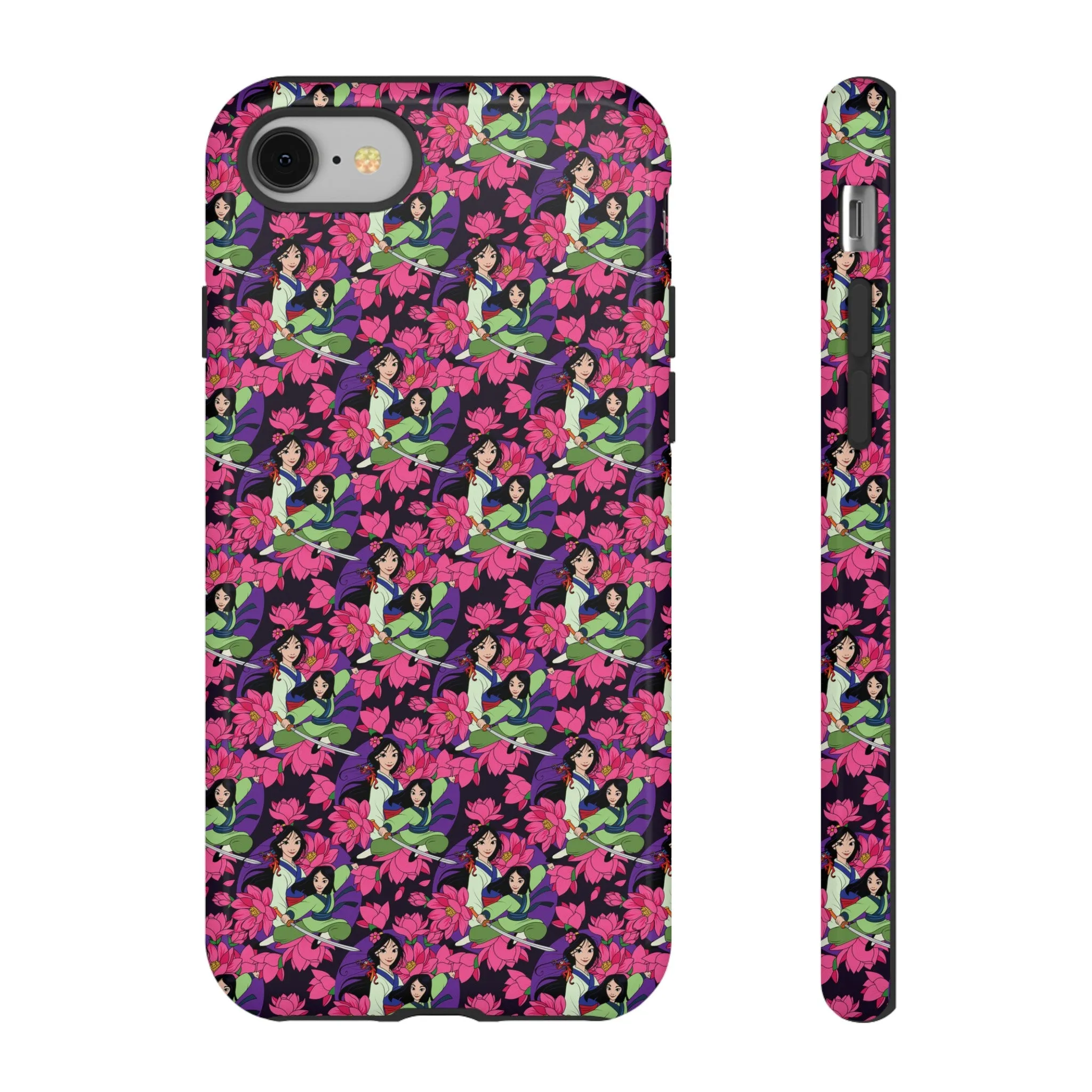 Disney Mulan Blooming Flowers Tough Cell Phone Cases