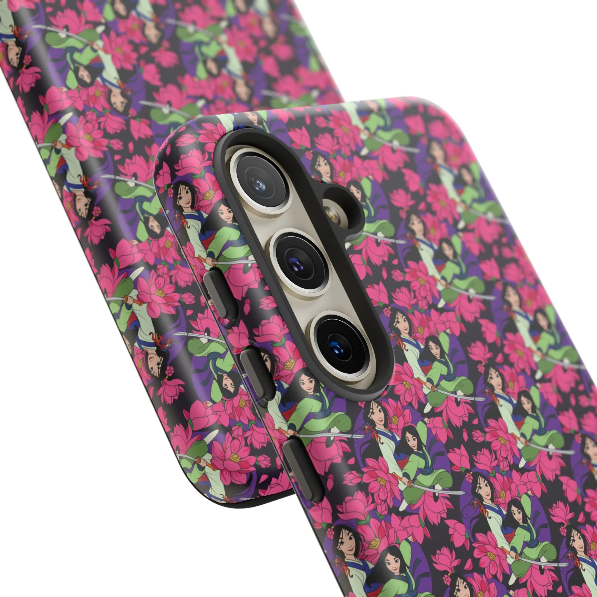 Disney Mulan Blooming Flowers Tough Cell Phone Cases