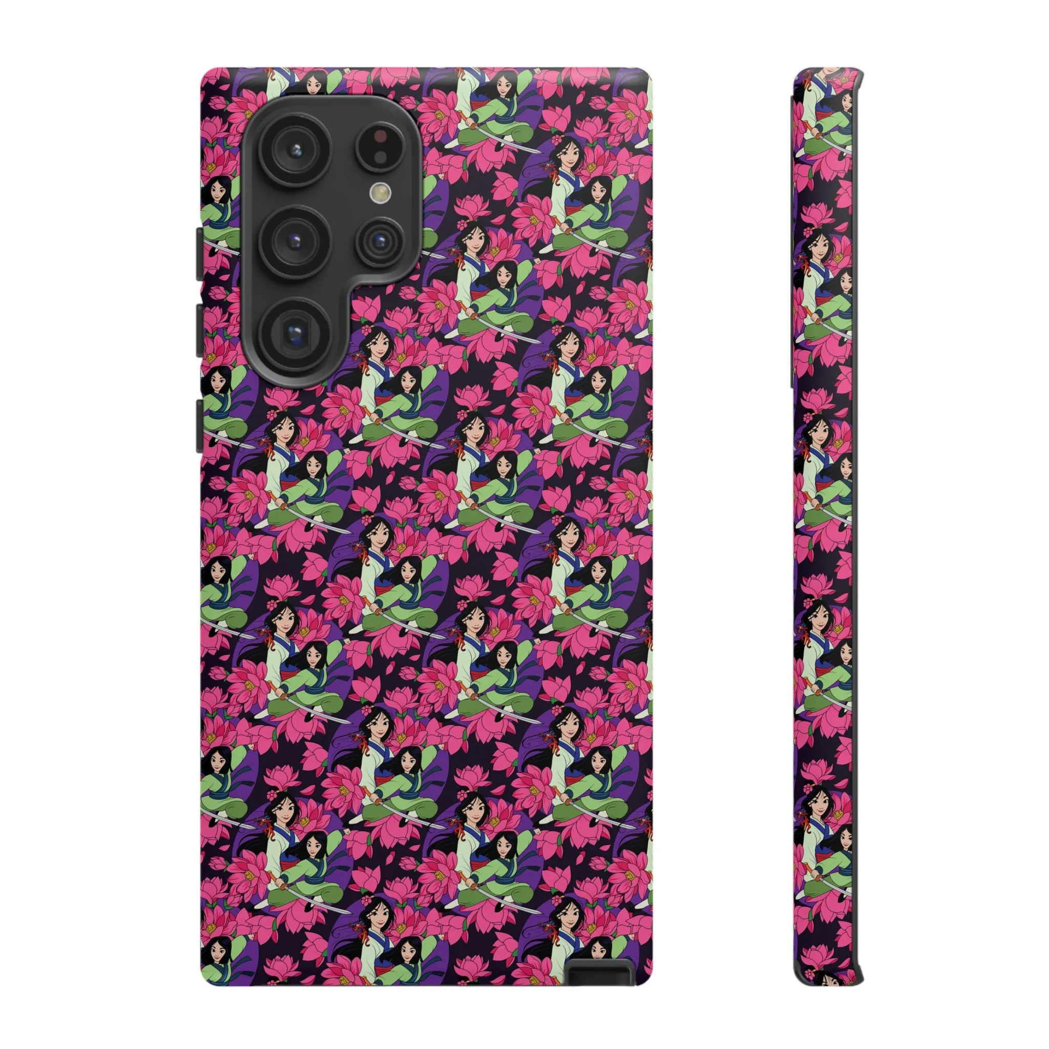 Disney Mulan Blooming Flowers Tough Cell Phone Cases