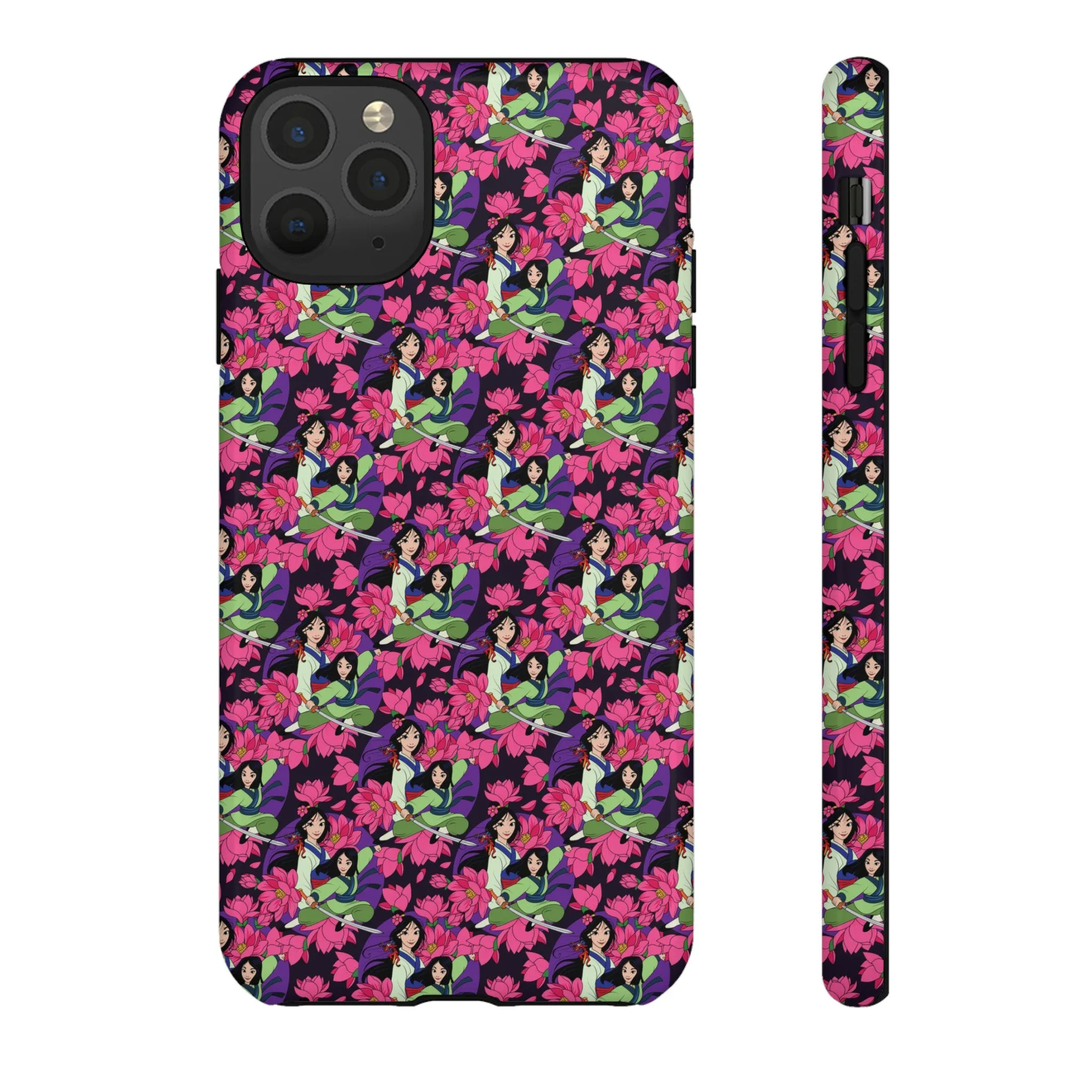 Disney Mulan Blooming Flowers Tough Cell Phone Cases