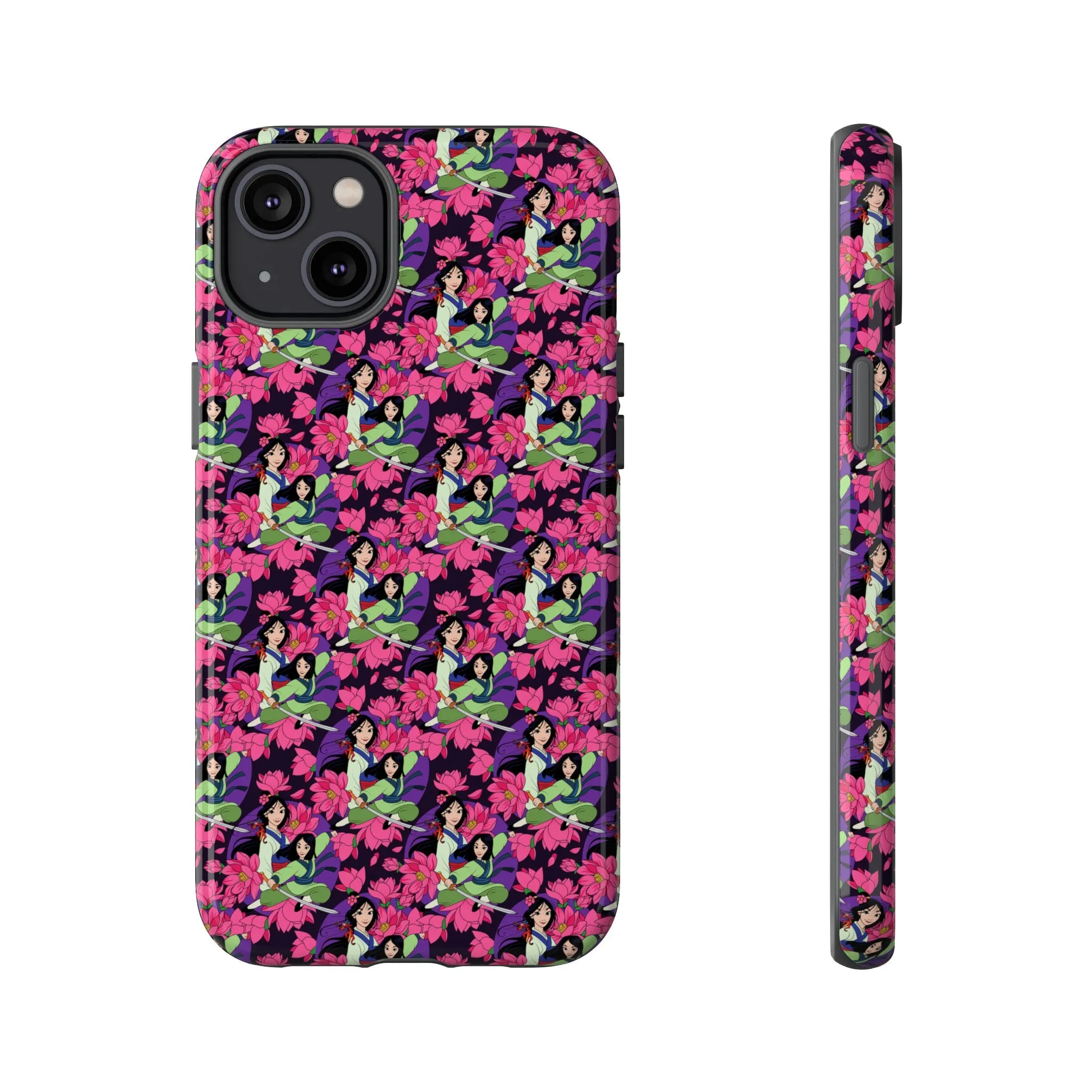 Disney Mulan Blooming Flowers Tough Cell Phone Cases
