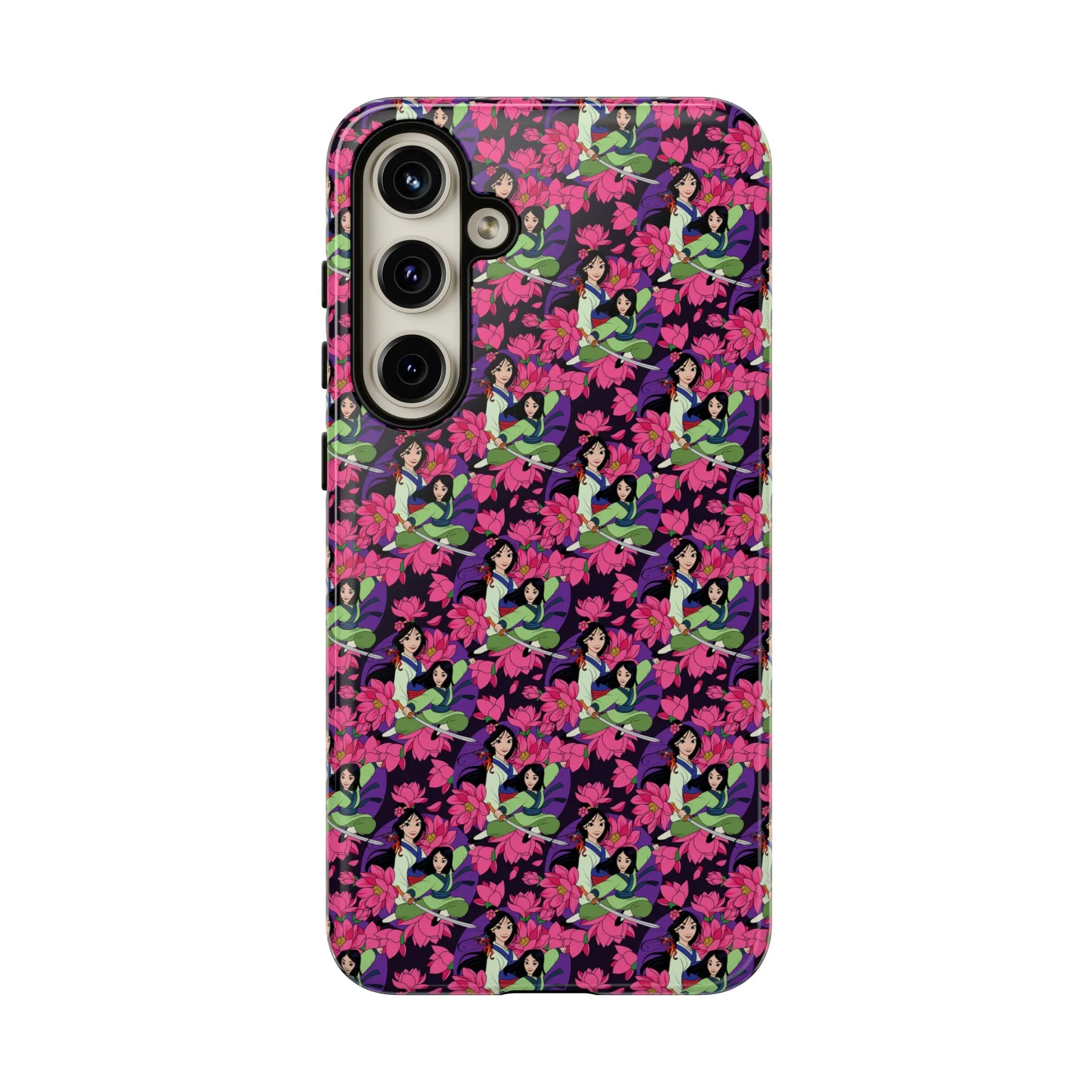Disney Mulan Blooming Flowers Tough Cell Phone Cases
