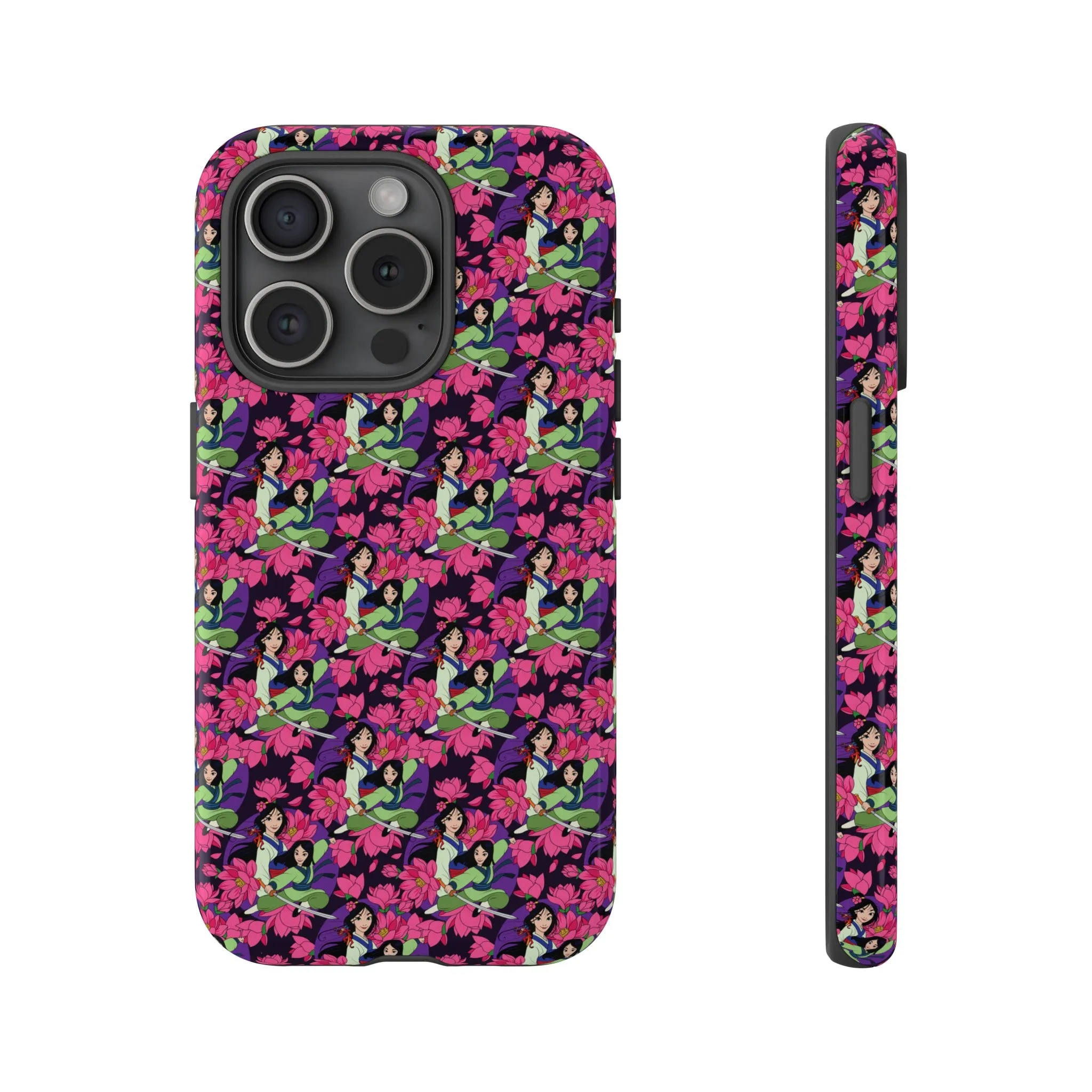 Disney Mulan Blooming Flowers Tough Cell Phone Cases