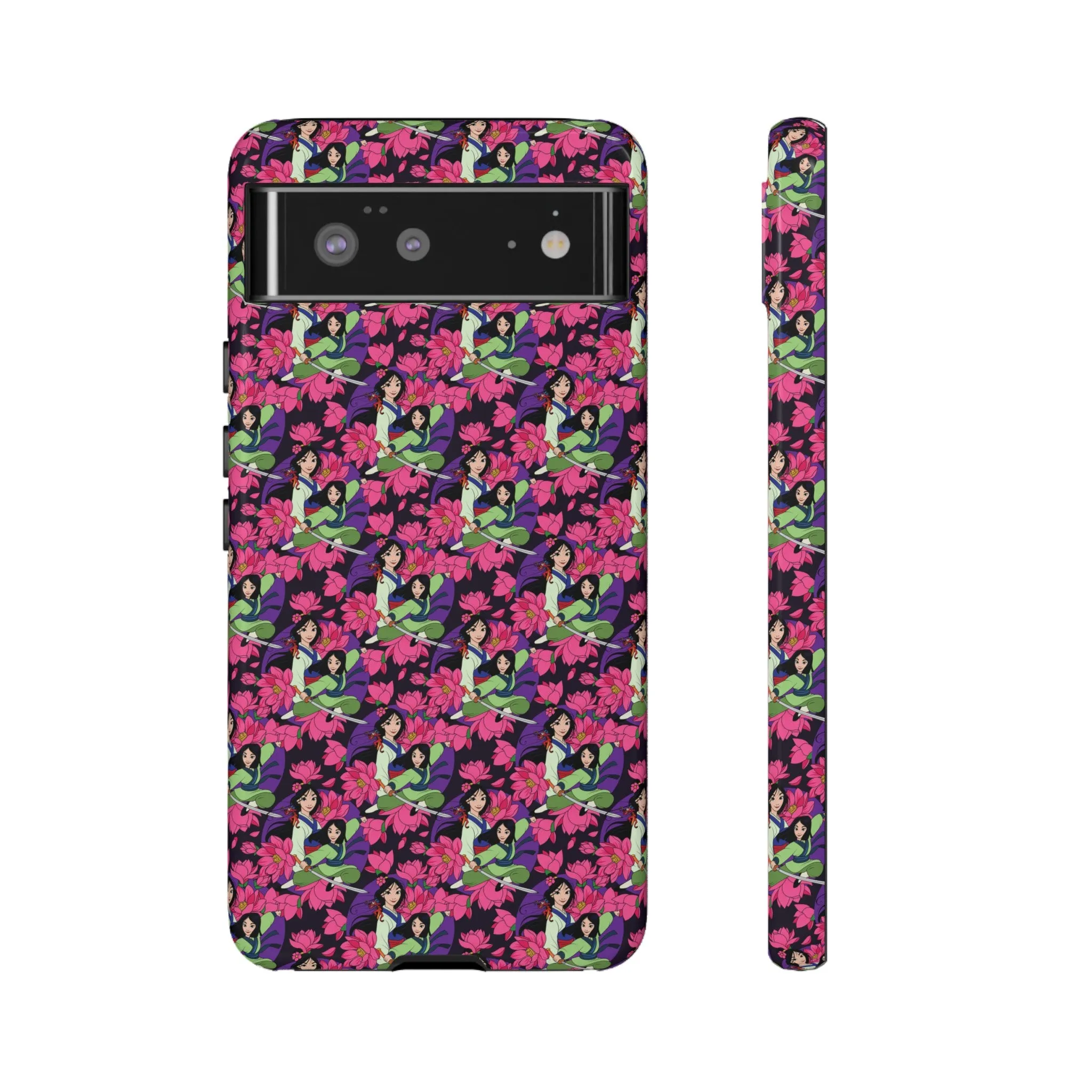 Disney Mulan Blooming Flowers Tough Cell Phone Cases