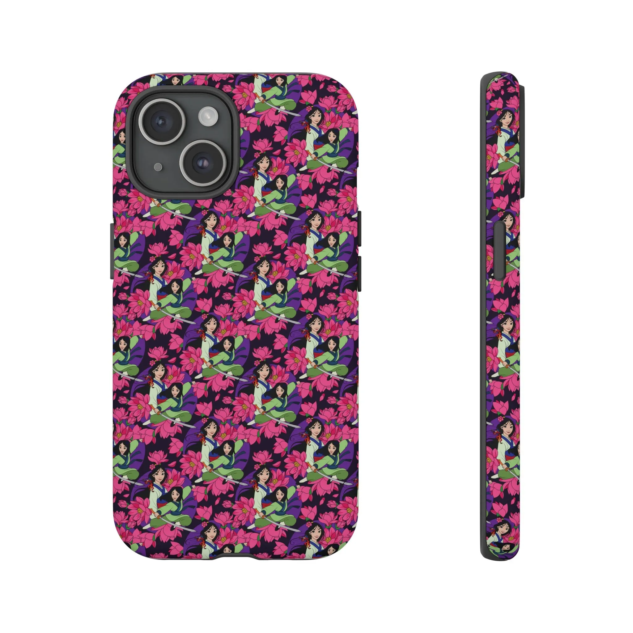 Disney Mulan Blooming Flowers Tough Cell Phone Cases