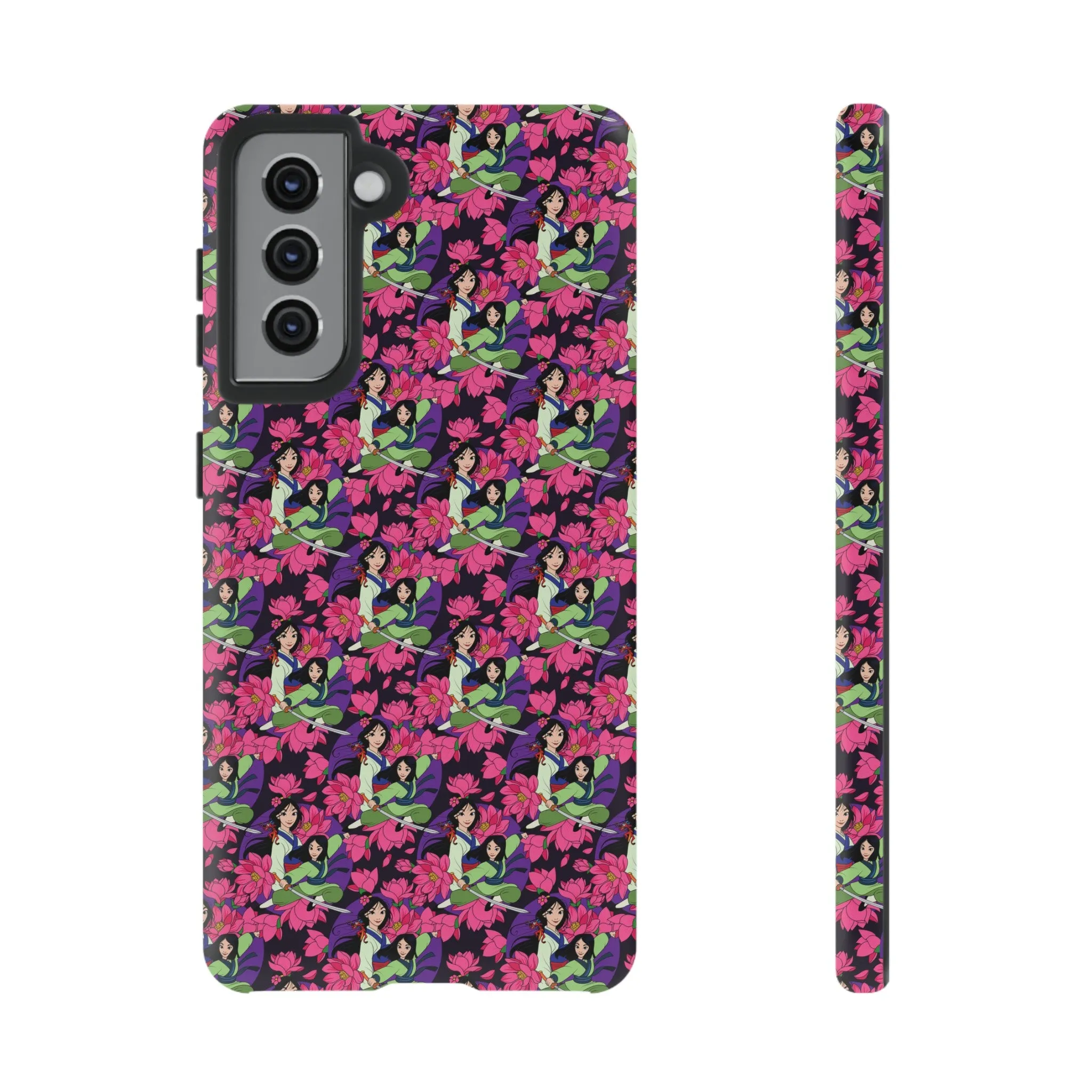 Disney Mulan Blooming Flowers Tough Cell Phone Cases