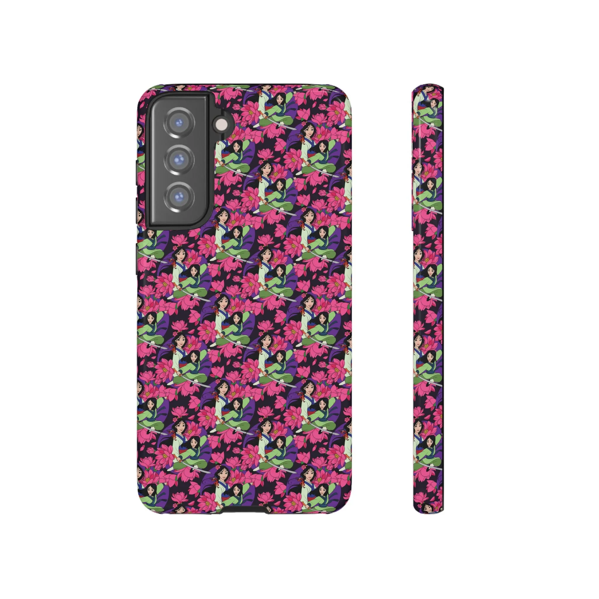 Disney Mulan Blooming Flowers Tough Cell Phone Cases