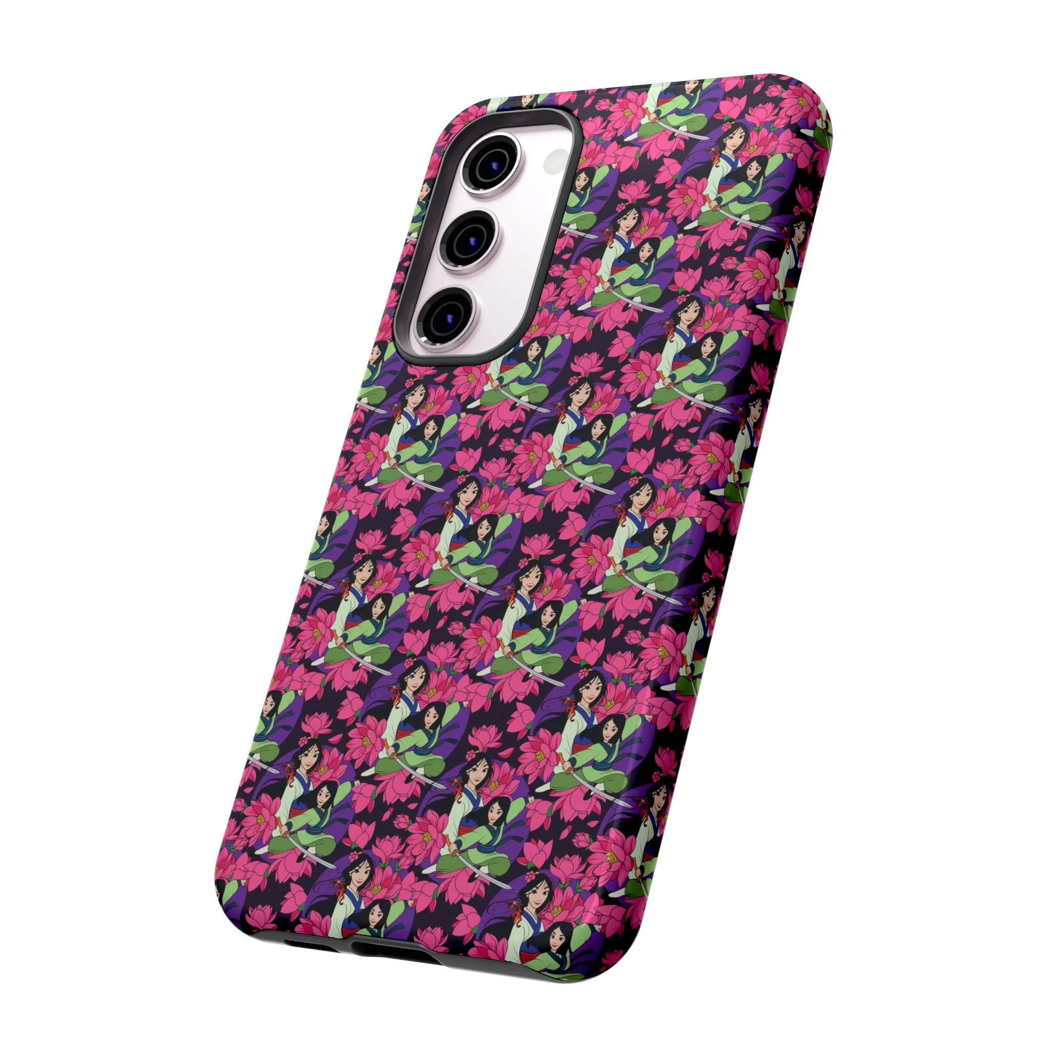 Disney Mulan Blooming Flowers Tough Cell Phone Cases