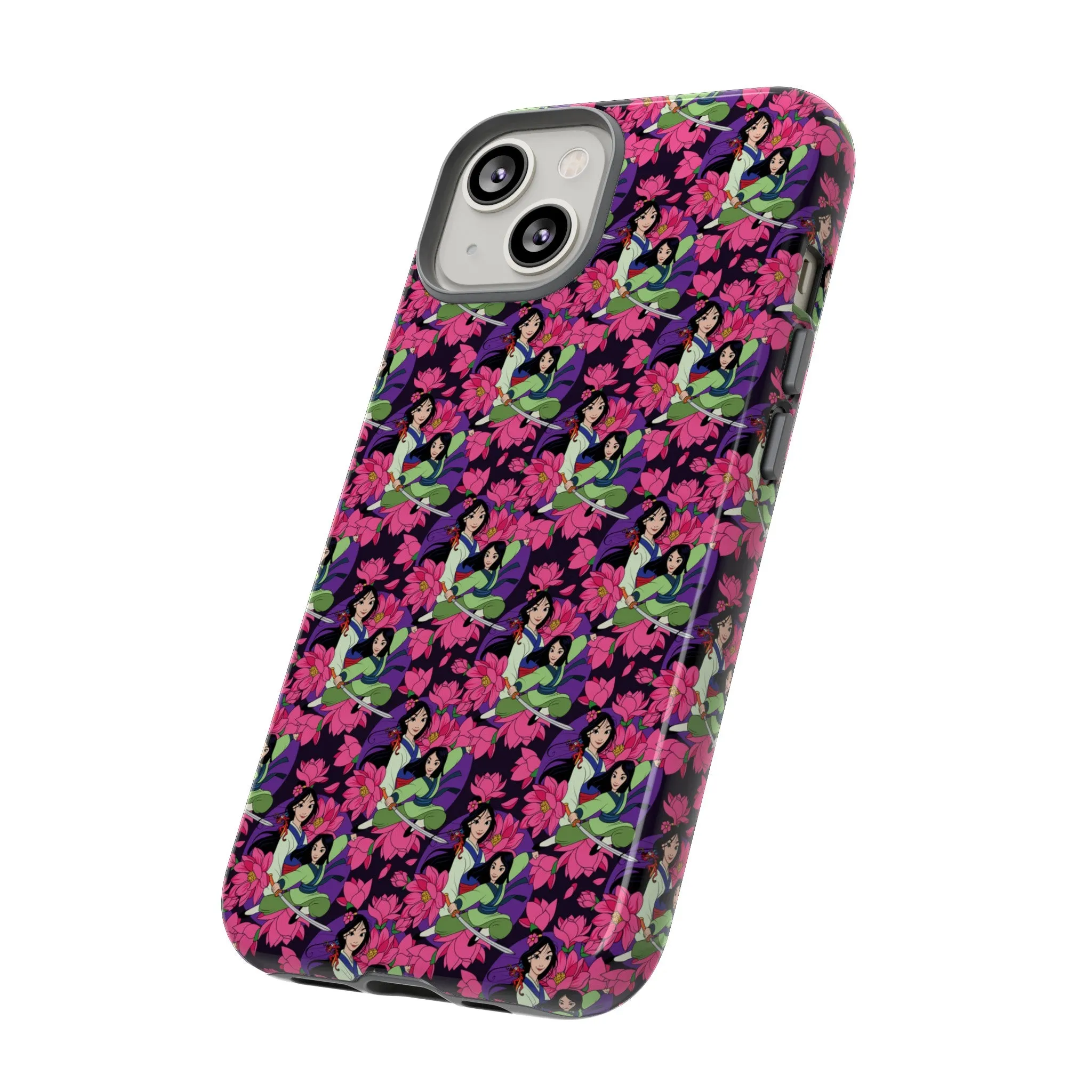 Disney Mulan Blooming Flowers Tough Cell Phone Cases
