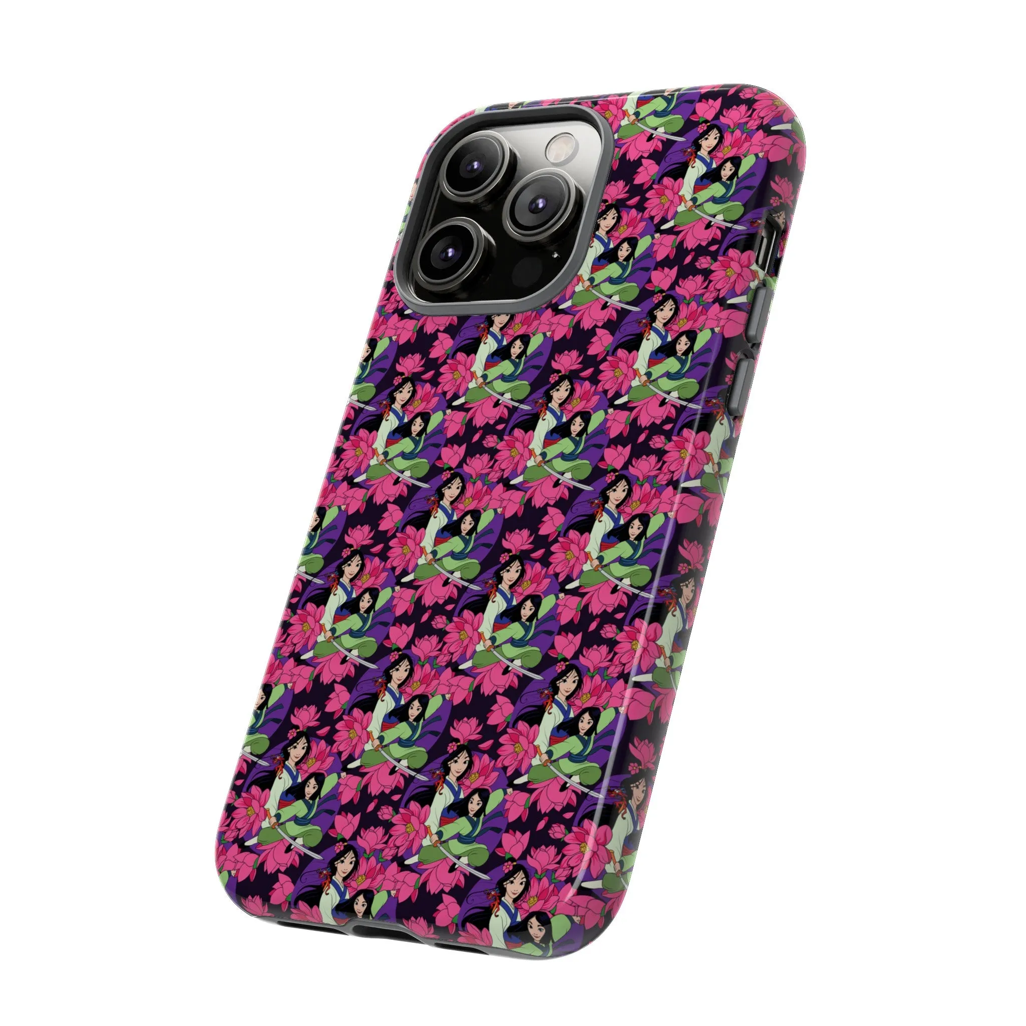 Disney Mulan Blooming Flowers Tough Cell Phone Cases