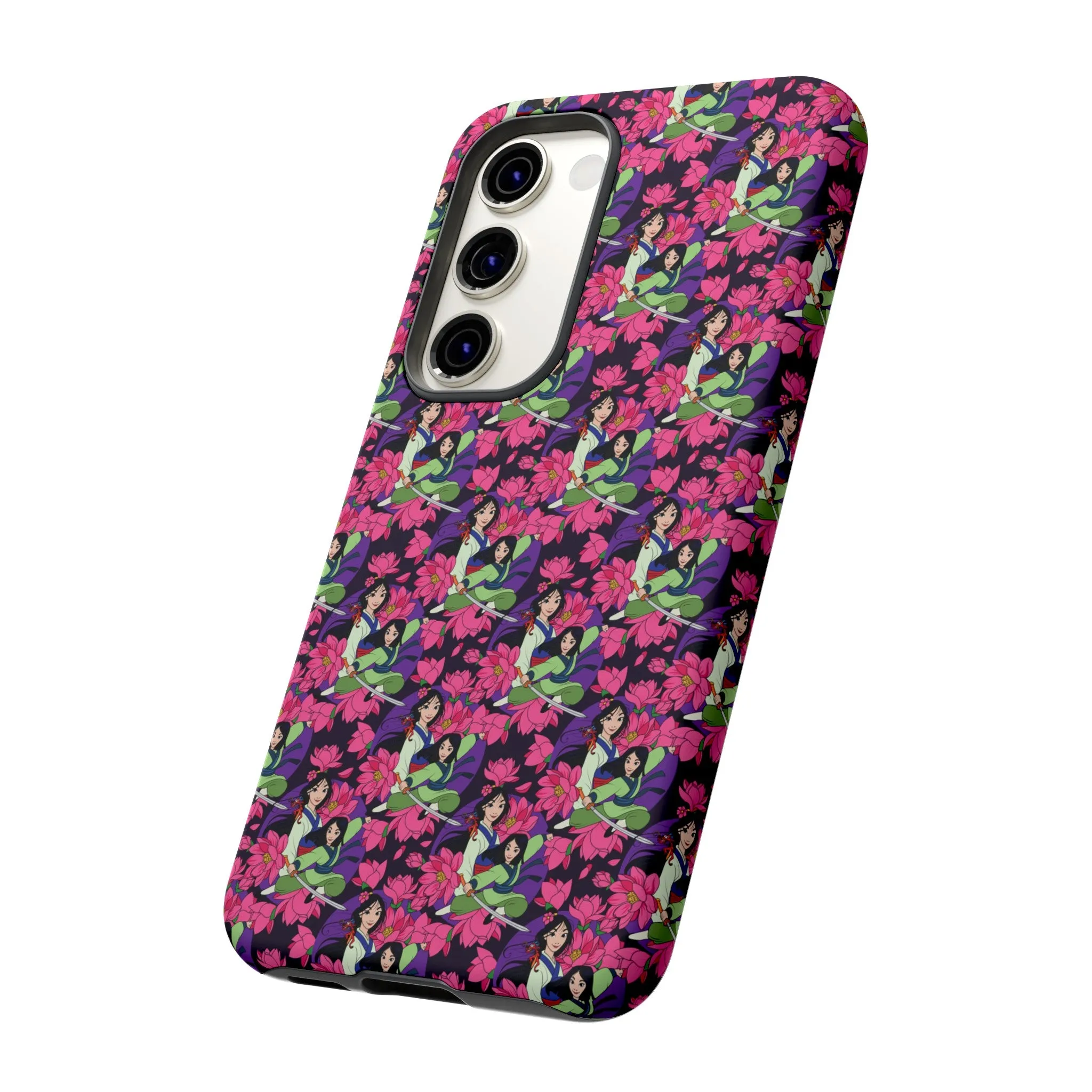 Disney Mulan Blooming Flowers Tough Cell Phone Cases