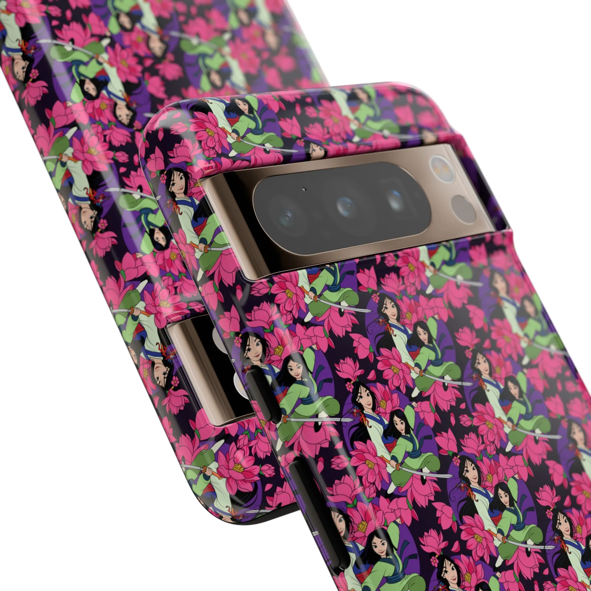 Disney Mulan Blooming Flowers Tough Cell Phone Cases