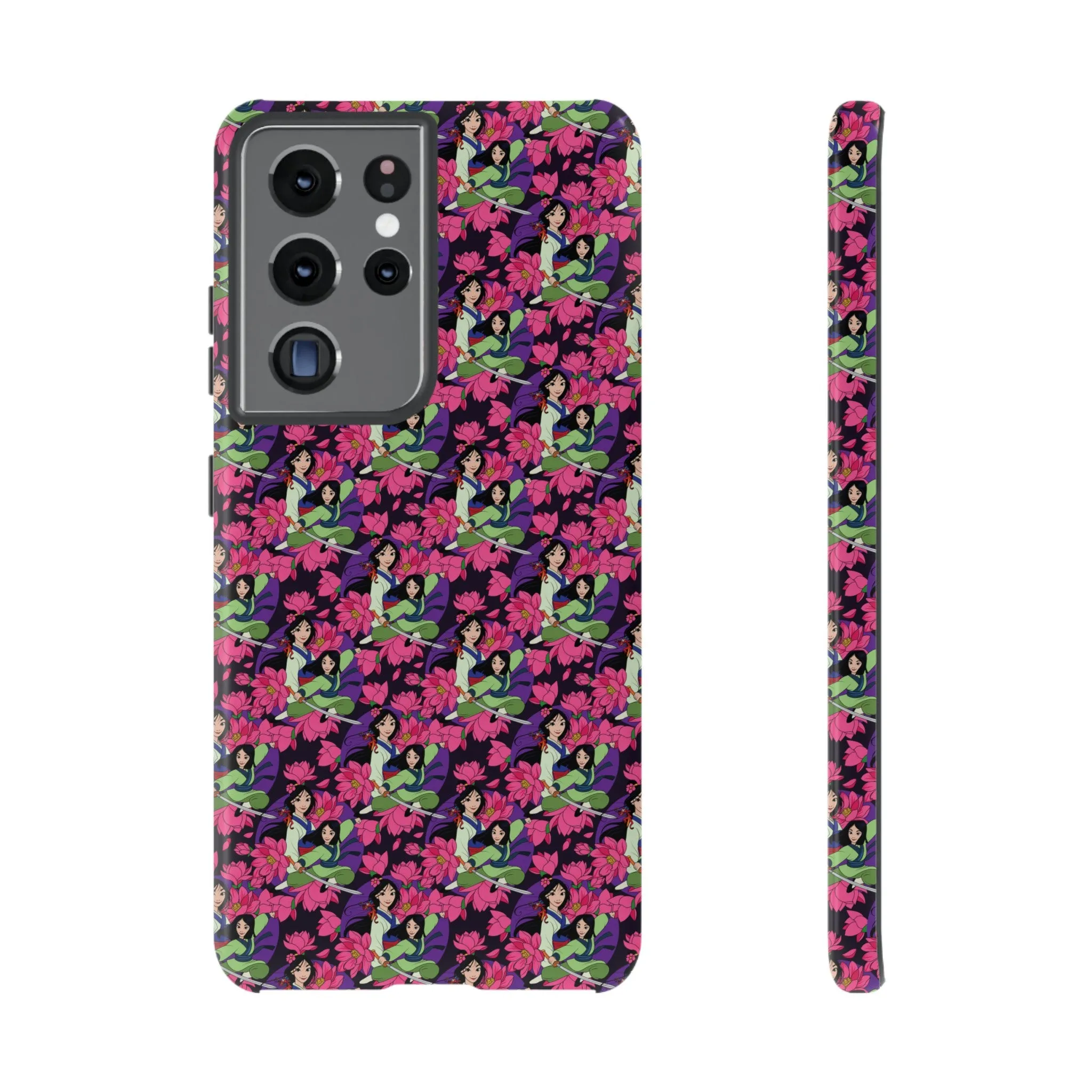 Disney Mulan Blooming Flowers Tough Cell Phone Cases
