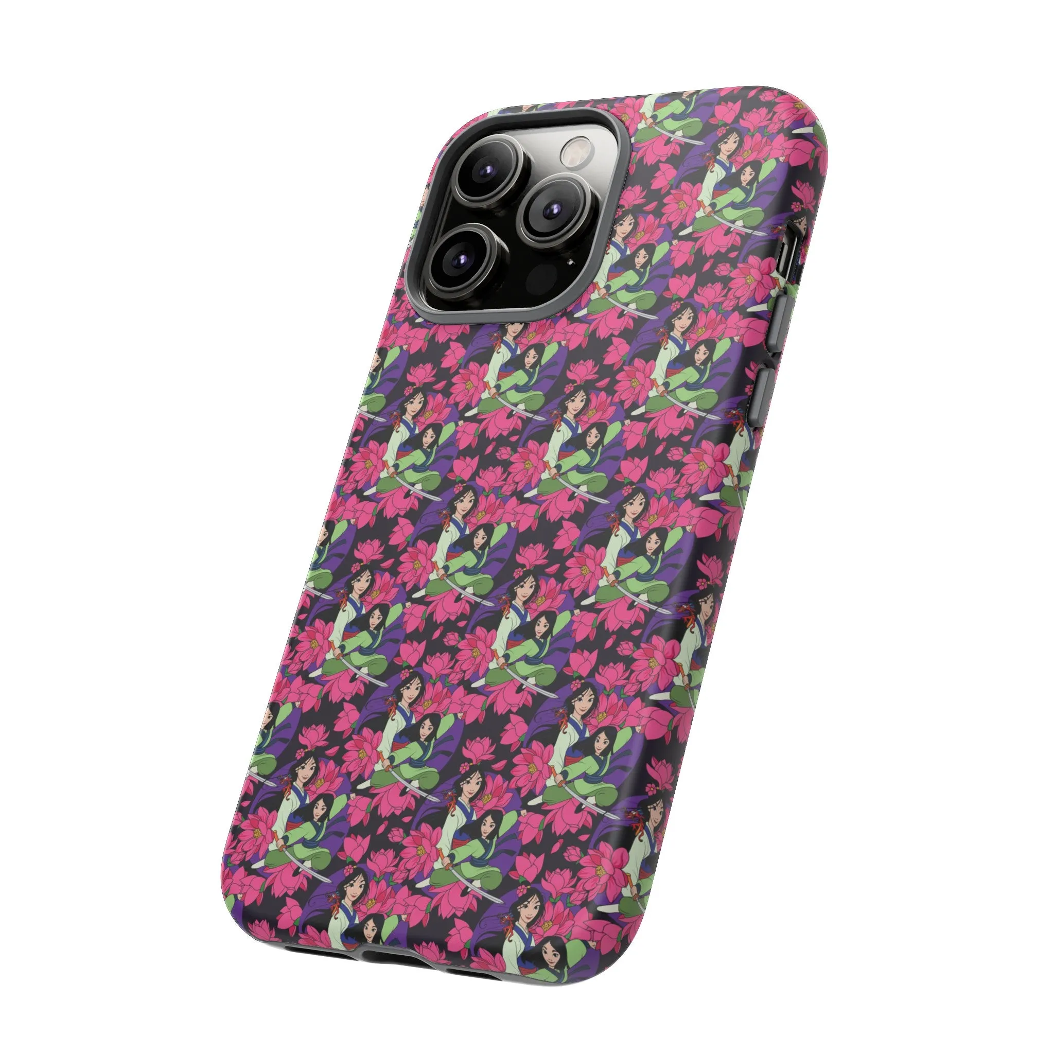 Disney Mulan Blooming Flowers Tough Cell Phone Cases