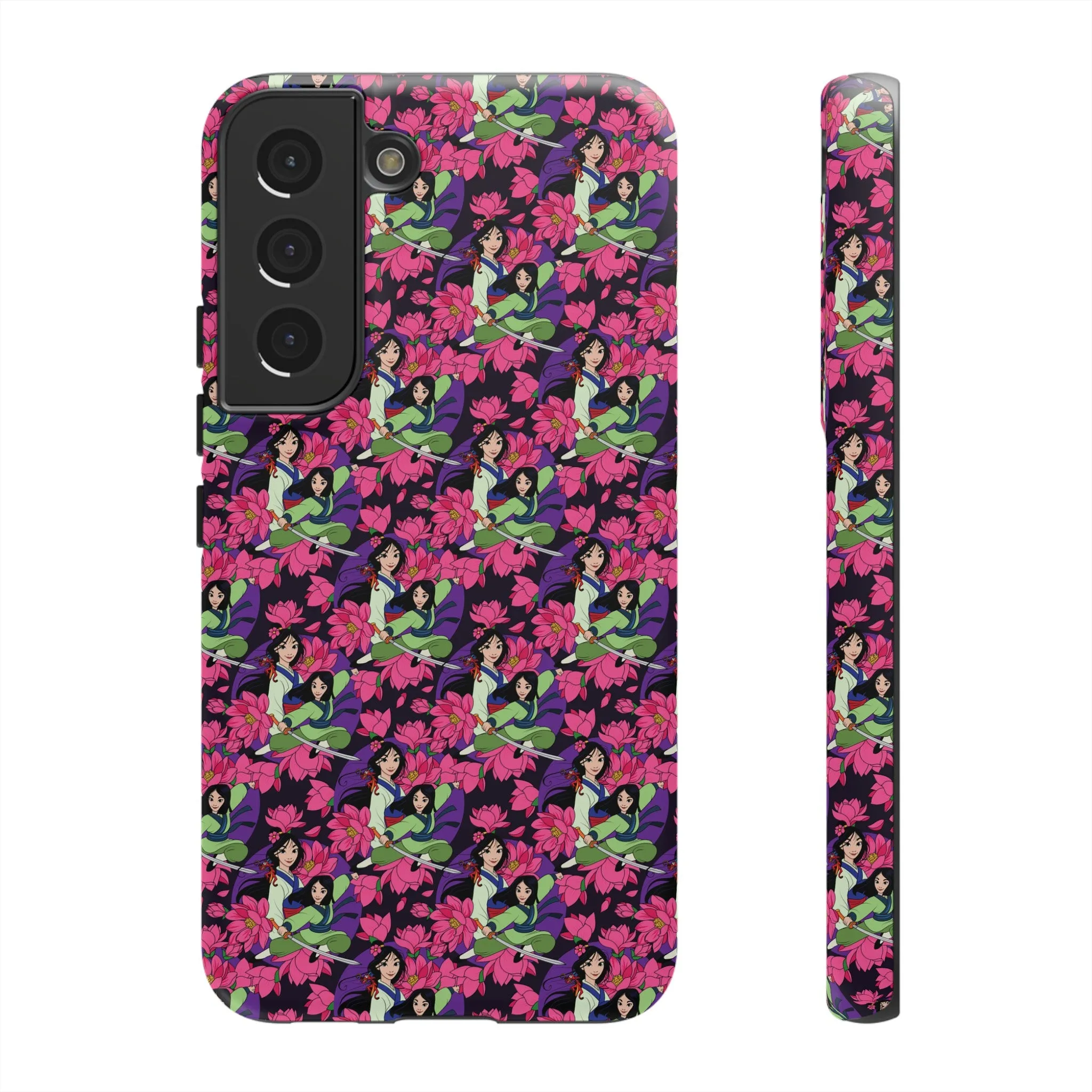 Disney Mulan Blooming Flowers Tough Cell Phone Cases