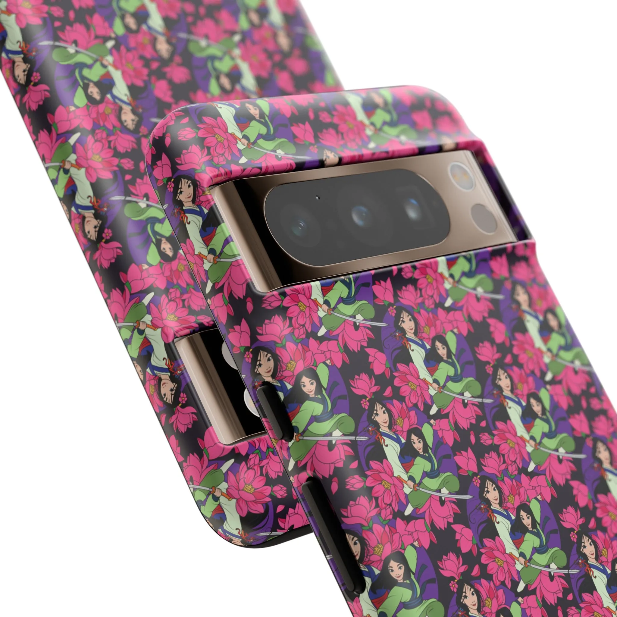 Disney Mulan Blooming Flowers Tough Cell Phone Cases