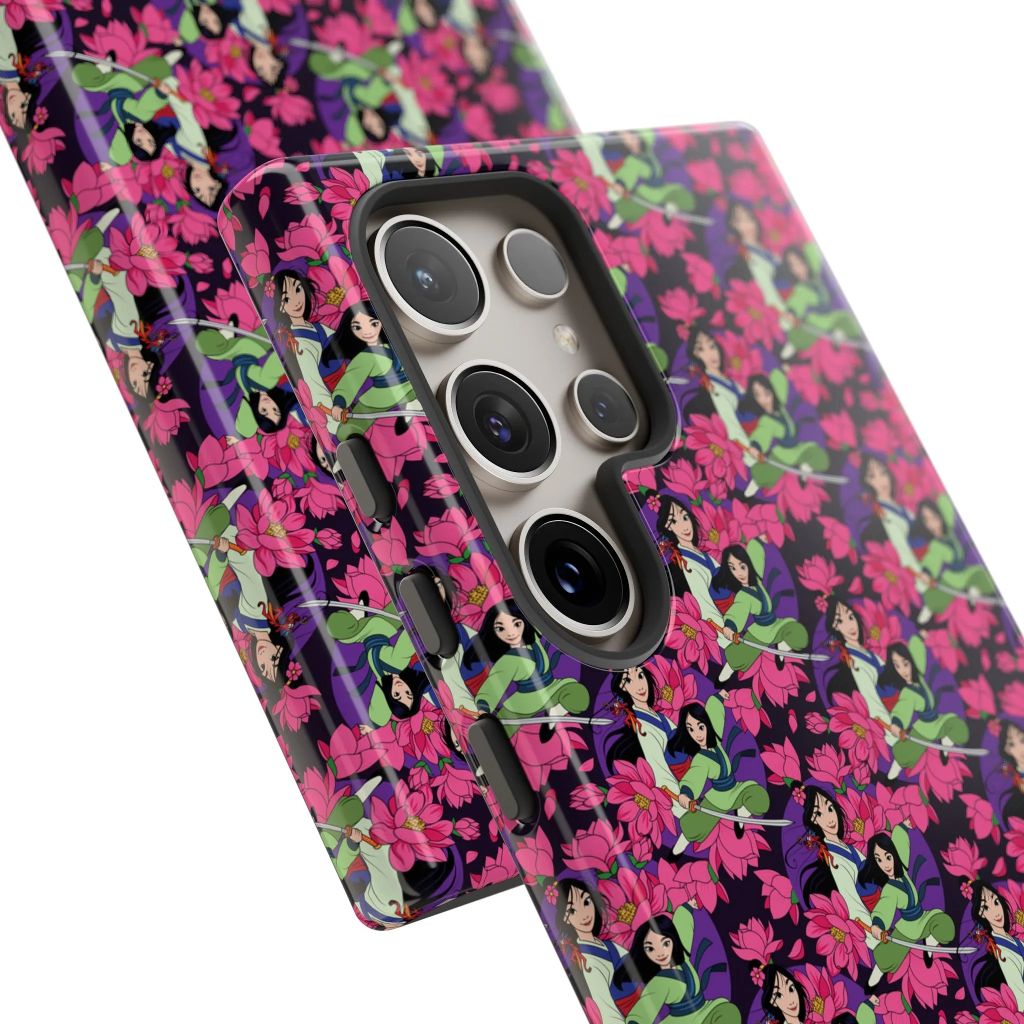 Disney Mulan Blooming Flowers Tough Cell Phone Cases