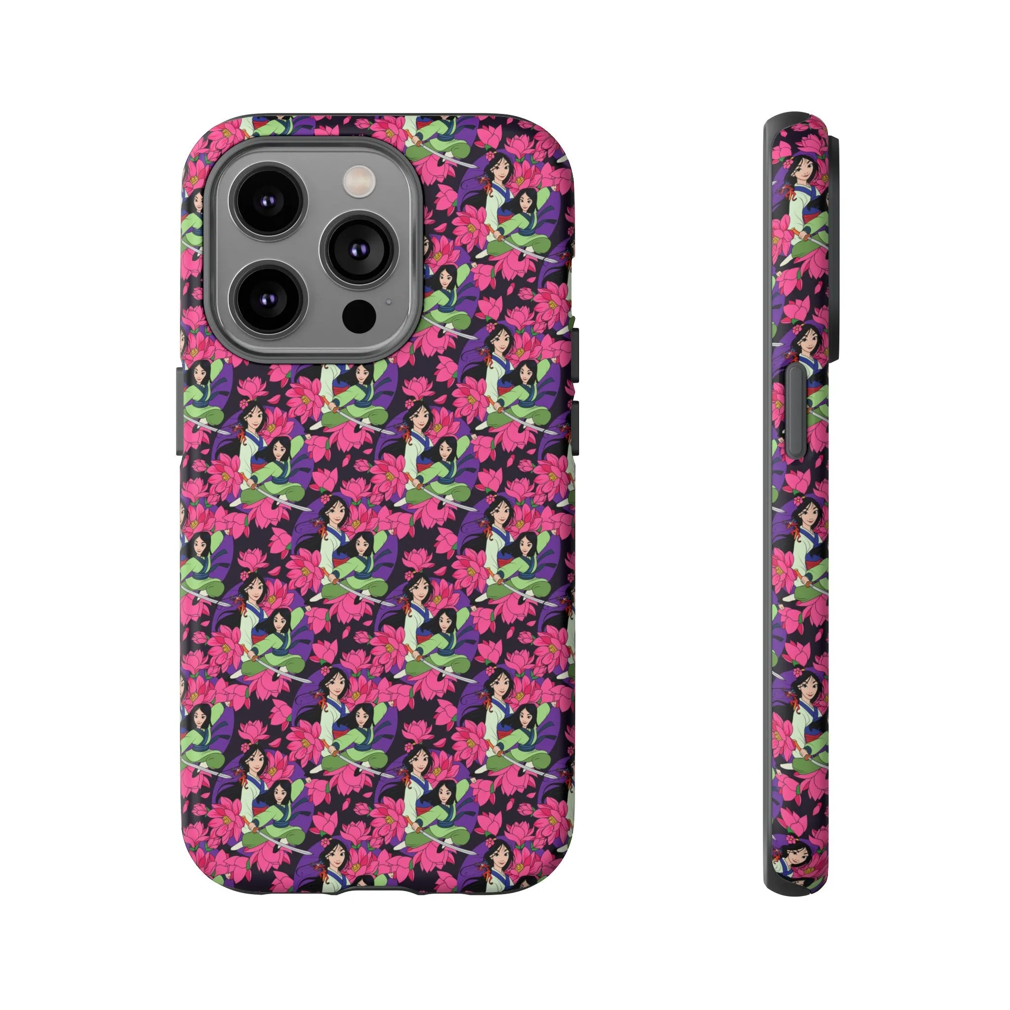 Disney Mulan Blooming Flowers Tough Cell Phone Cases