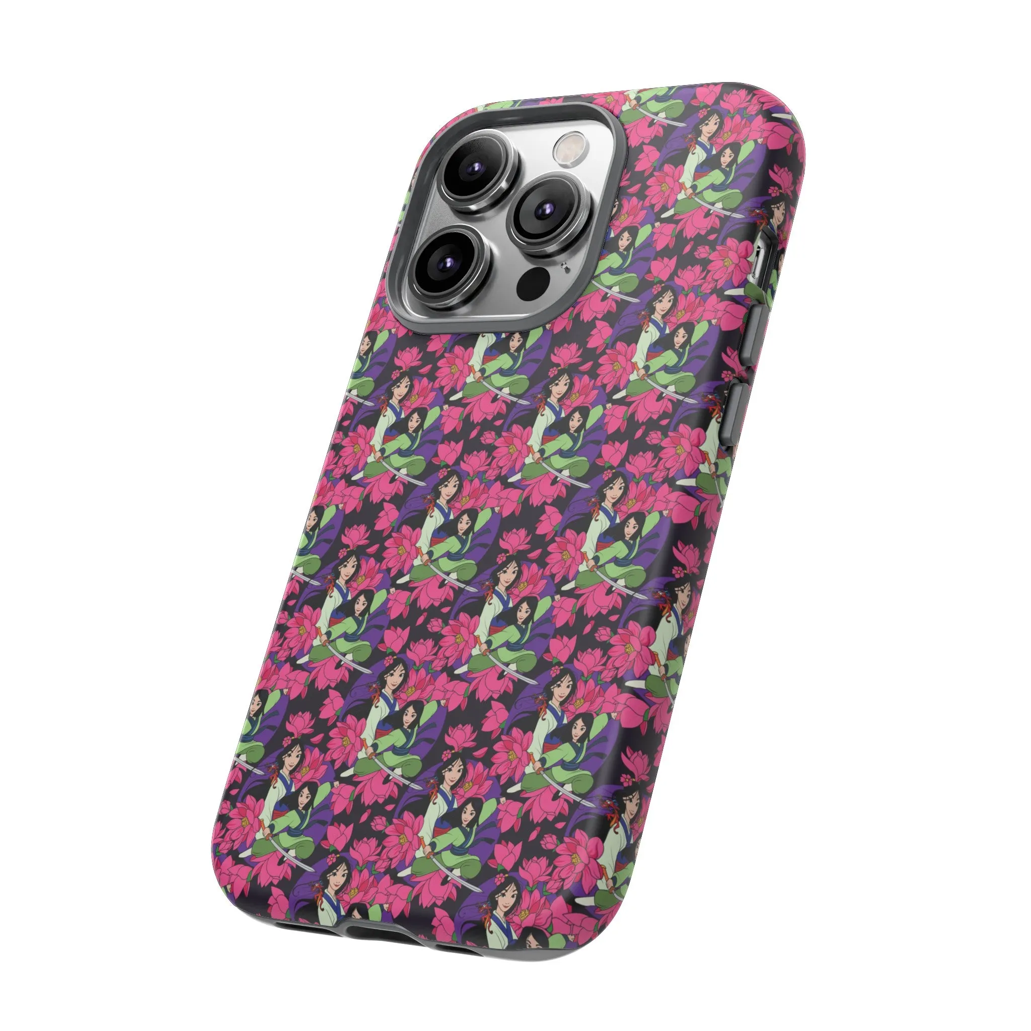 Disney Mulan Blooming Flowers Tough Cell Phone Cases