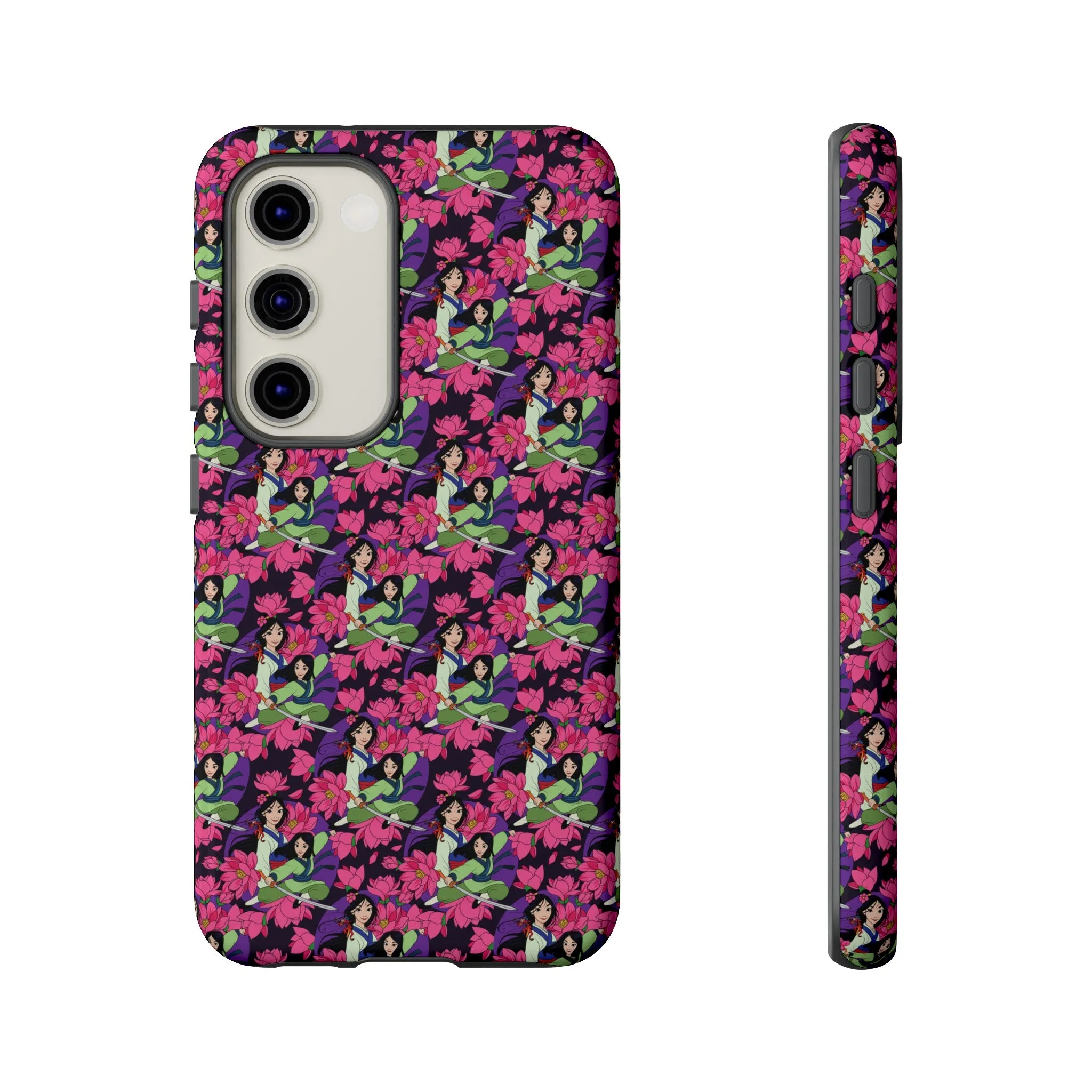 Disney Mulan Blooming Flowers Tough Cell Phone Cases