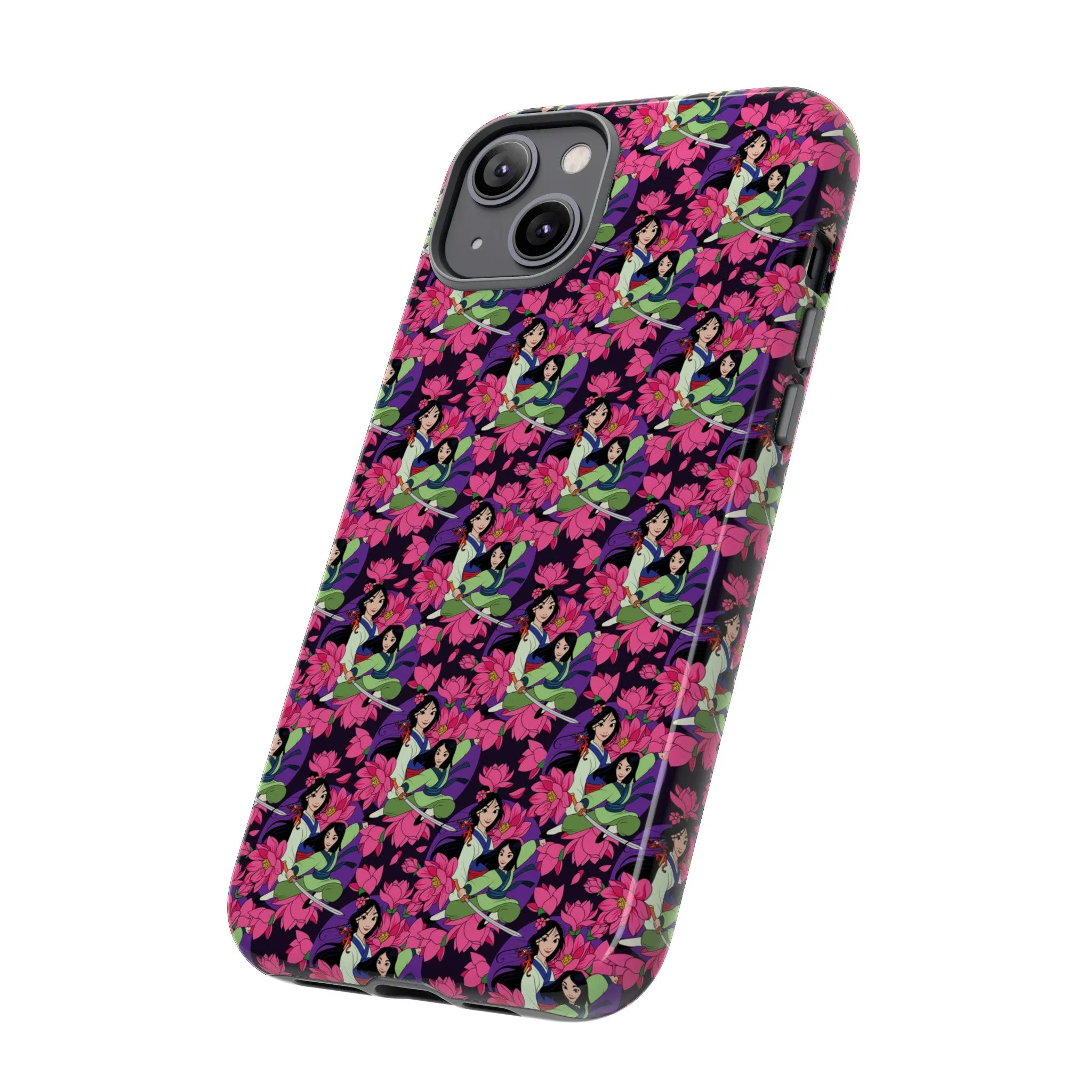 Disney Mulan Blooming Flowers Tough Cell Phone Cases