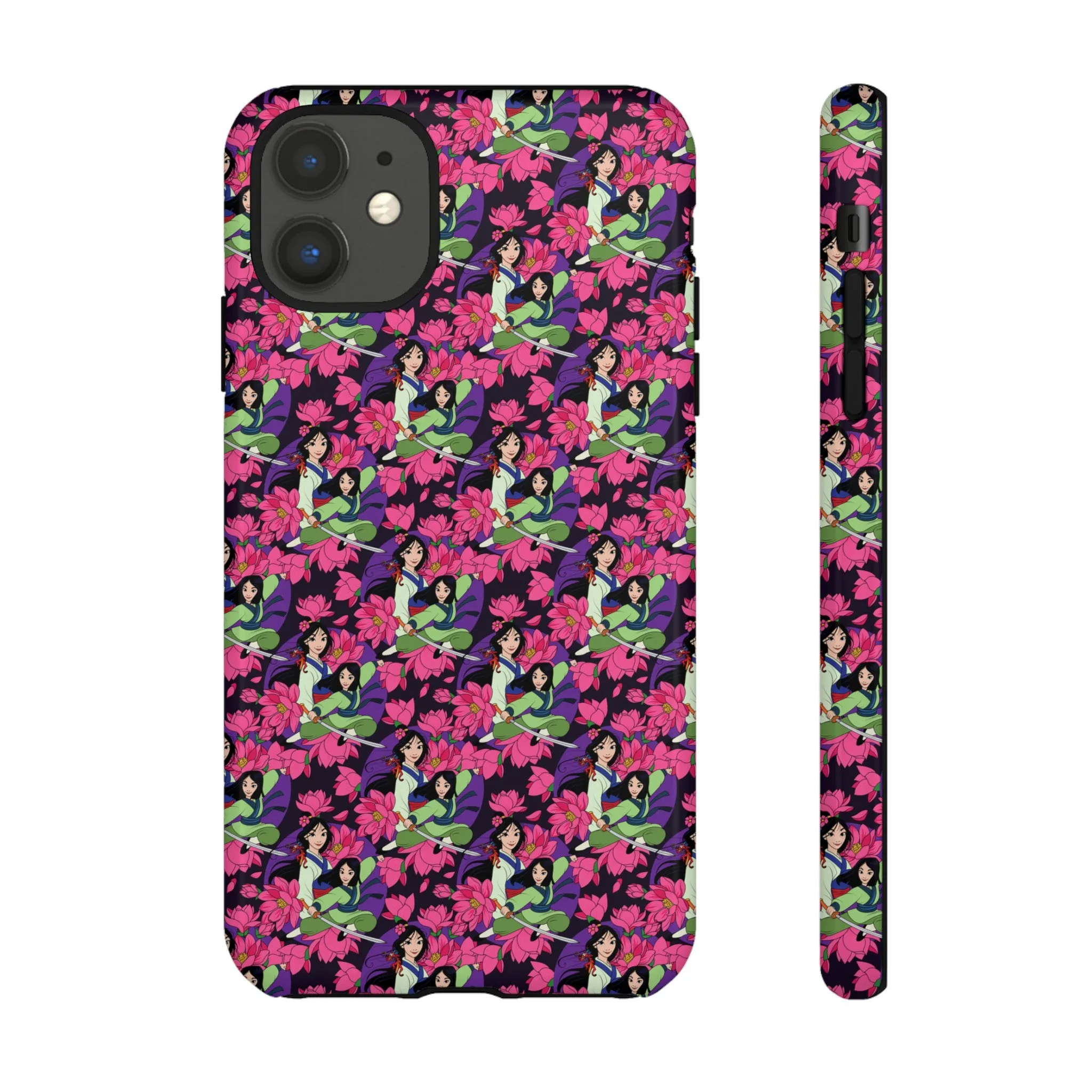 Disney Mulan Blooming Flowers Tough Cell Phone Cases