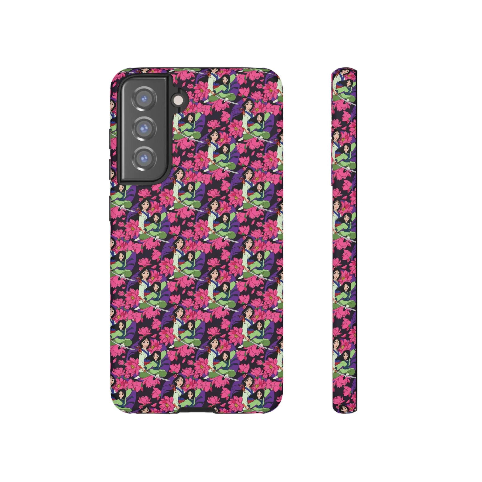 Disney Mulan Blooming Flowers Tough Cell Phone Cases