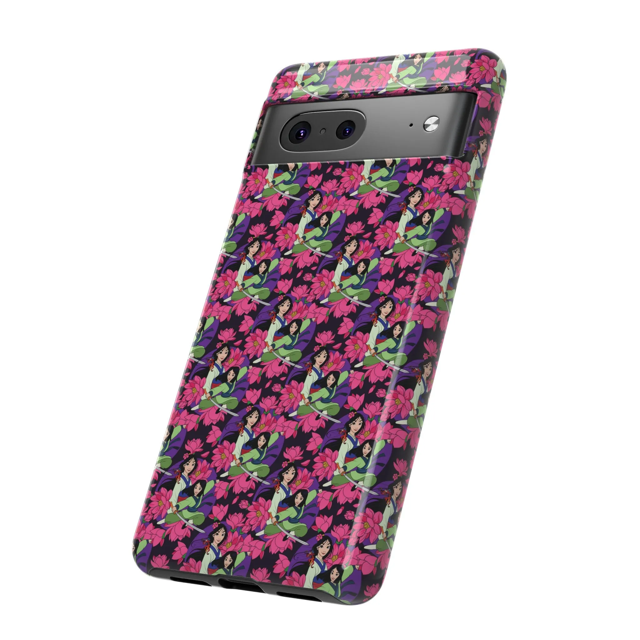 Disney Mulan Blooming Flowers Tough Cell Phone Cases