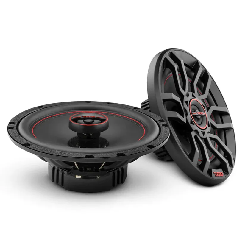 DS18 6.5" 3-Way Coaxial Speakers 50 Watts Rms 4-Ohm