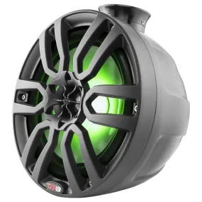 DS18 Hydro NXL-PS8BK 8" 375 Watt BLACK Pods with Integrated RGB LED Lights