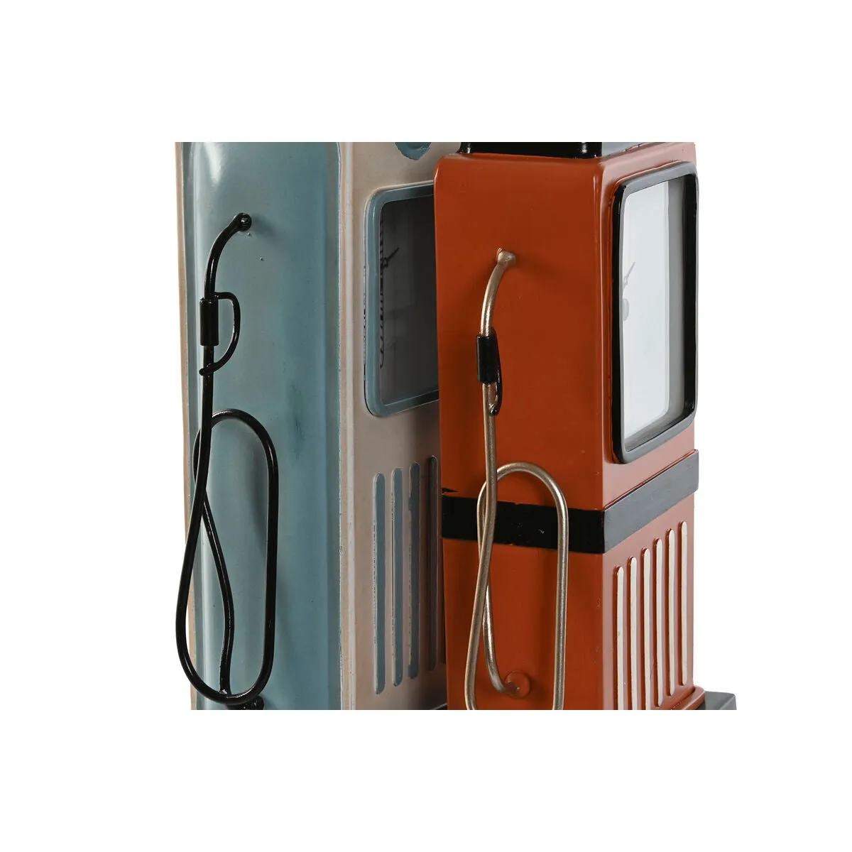 Duo vintage gasoline table clock