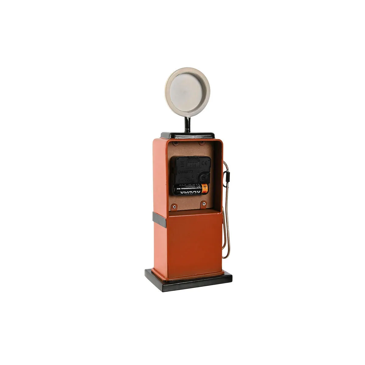 Duo vintage gasoline table clock