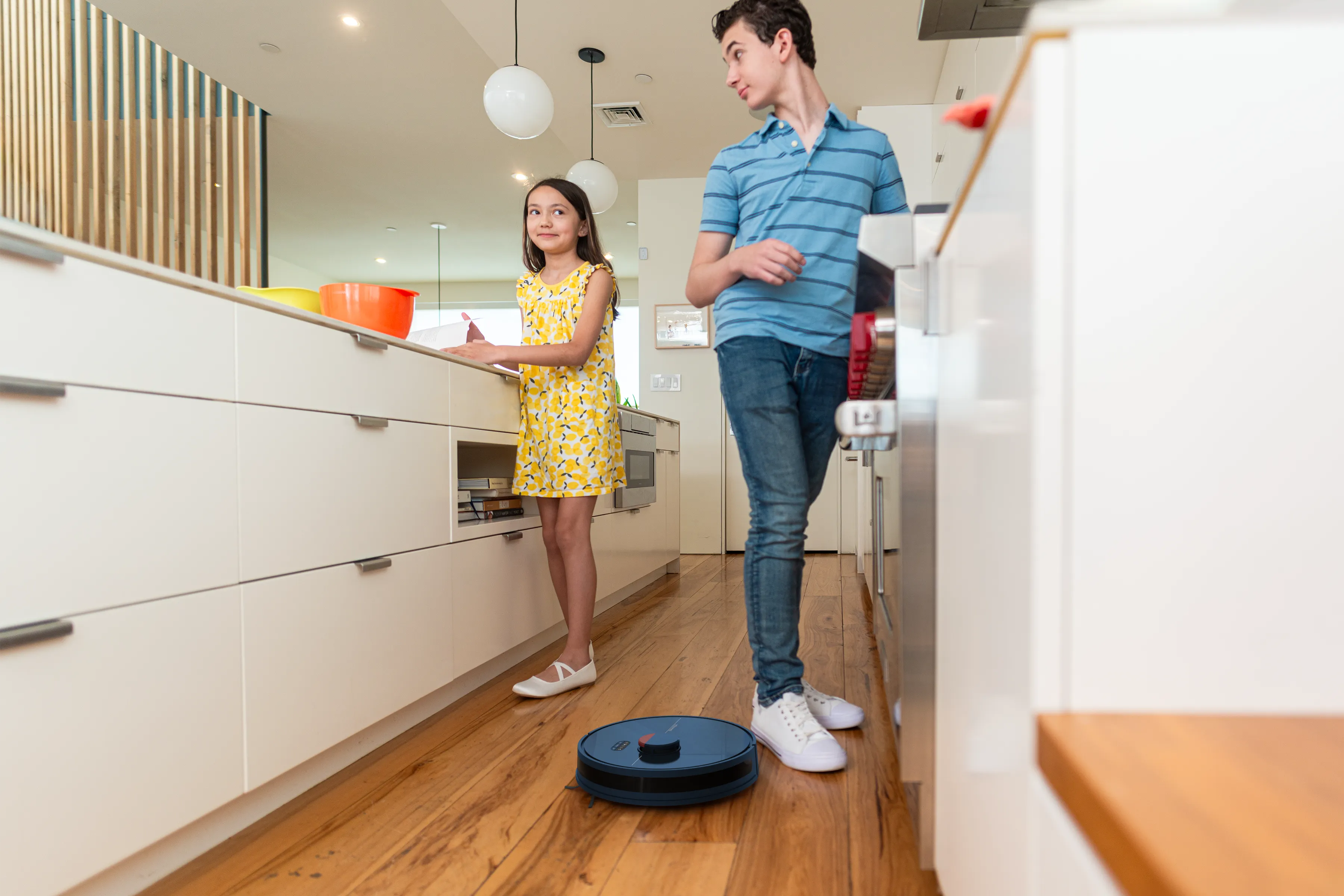 Dustin WiFi Connected Self-empty Robotic Vacuum Cleaner and Mop