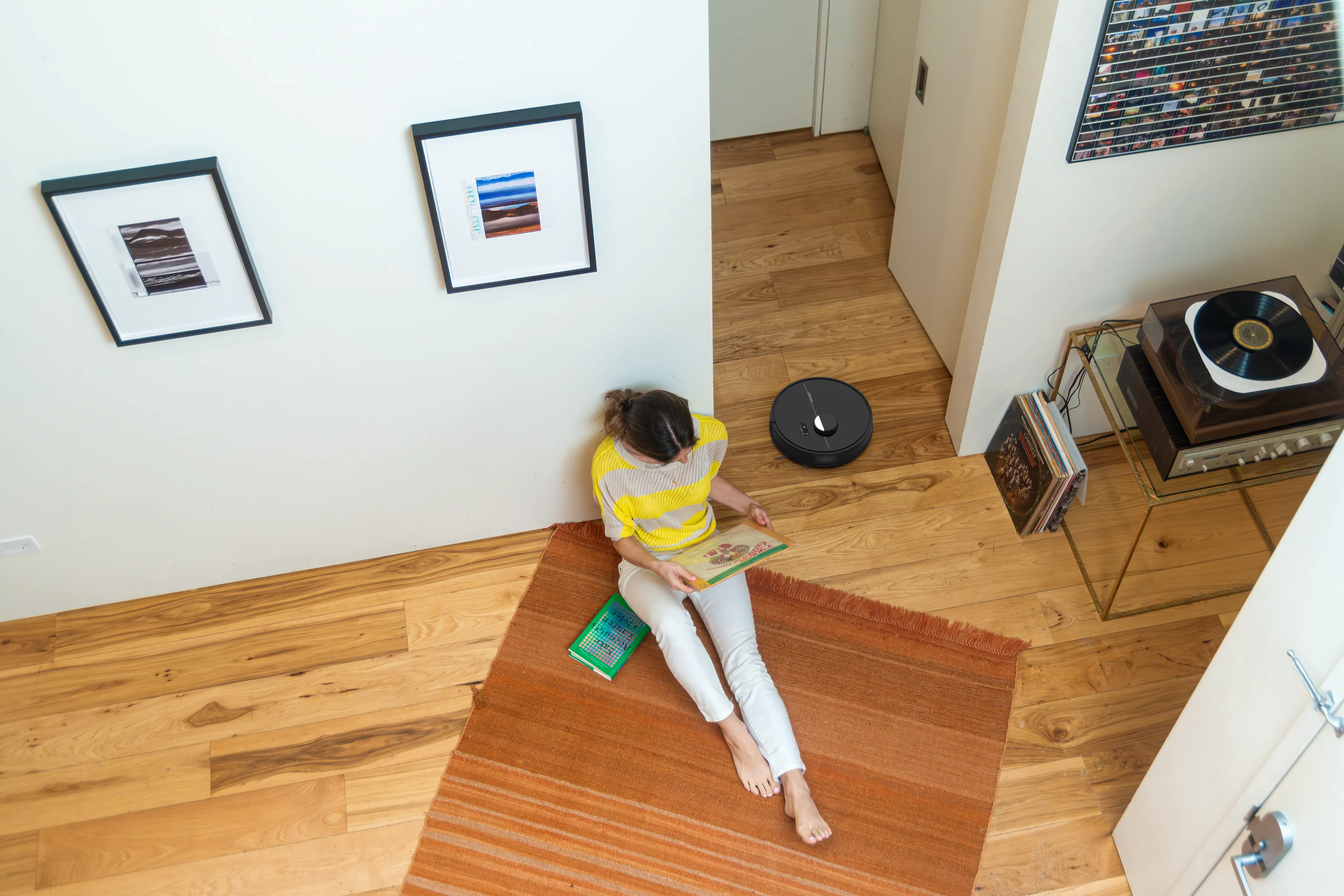 Dustin WiFi Connected Self-empty Robotic Vacuum Cleaner and Mop