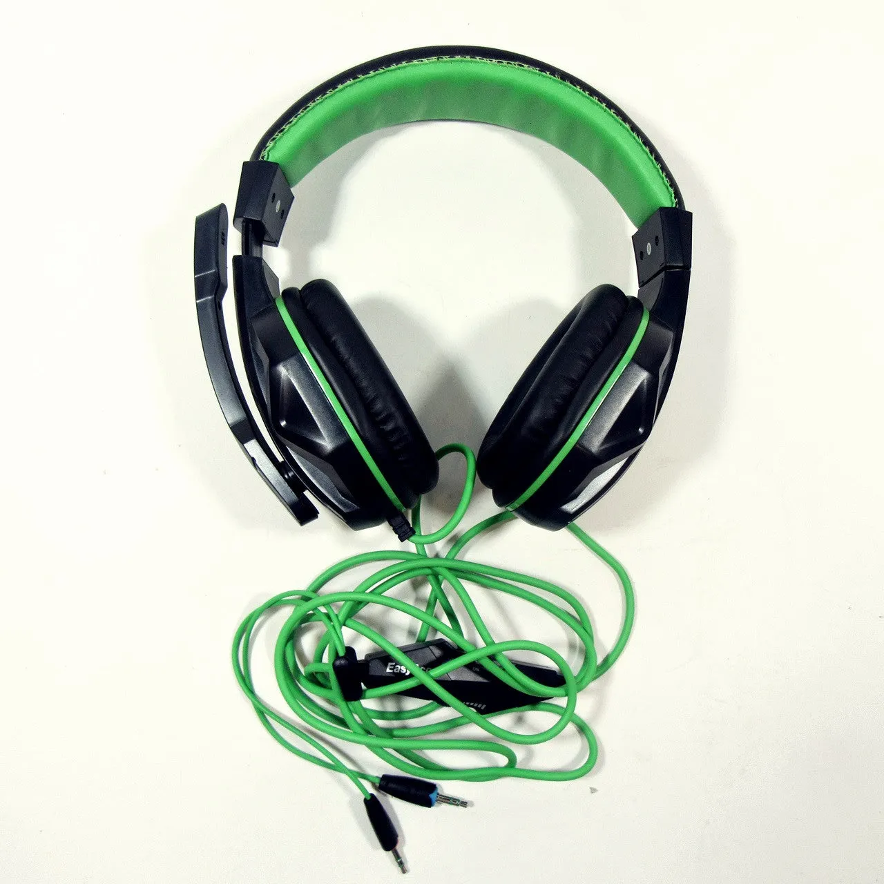 EasyAcc P6949 headset - headsets (Wired, PC/Gaming, Supraaural, Binaural, Head-band, Black, Green