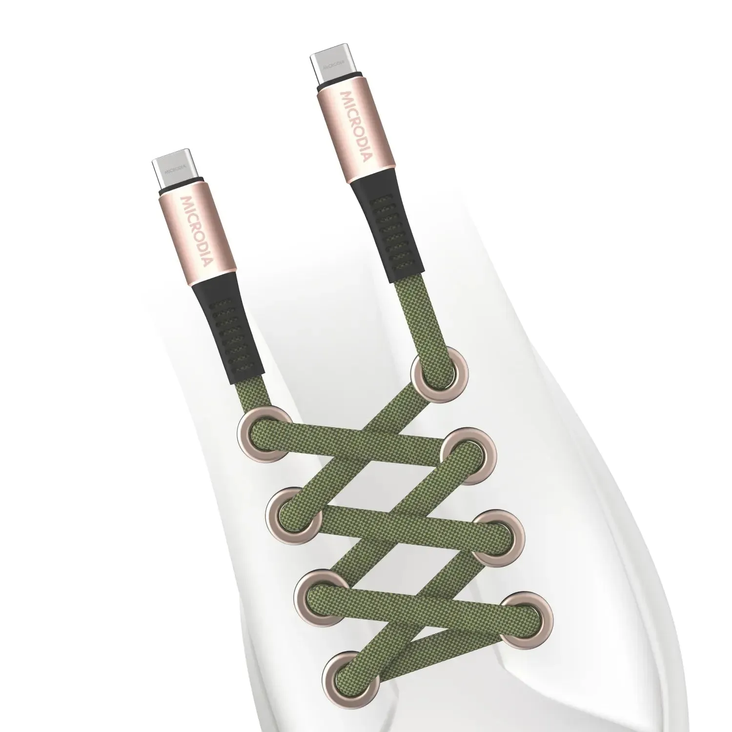 ExeCable™ Shoelace 60W USB-C to USB-C