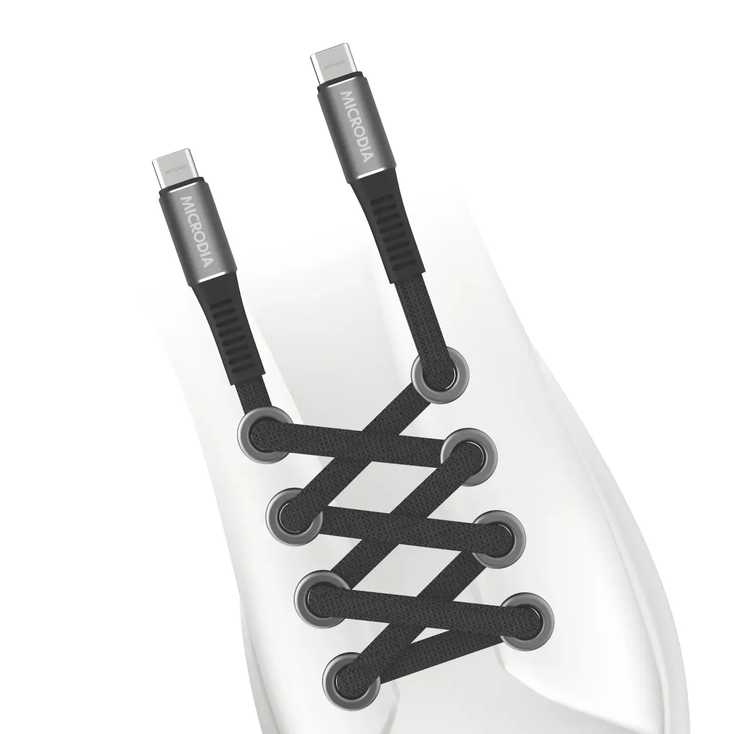 ExeCable™ Shoelace 60W USB-C to USB-C