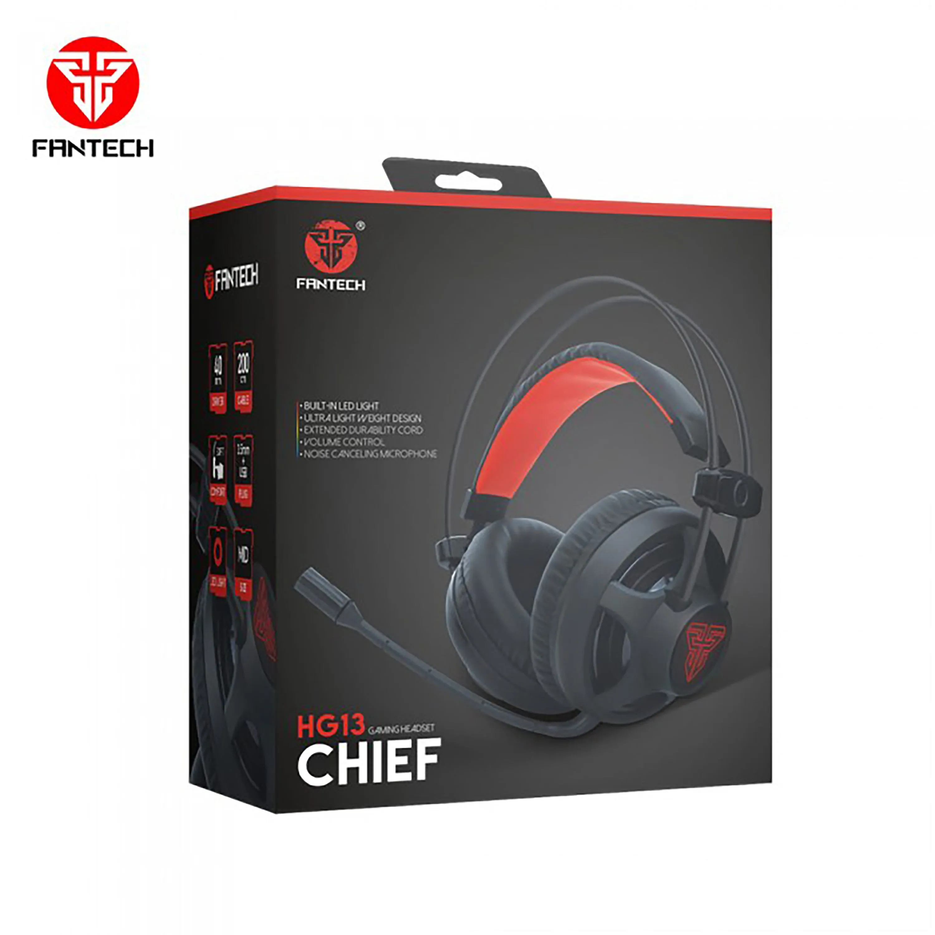 FANTECH HG13 CHIEF GAMING HEADPHONE 360° SURROUND SOUND