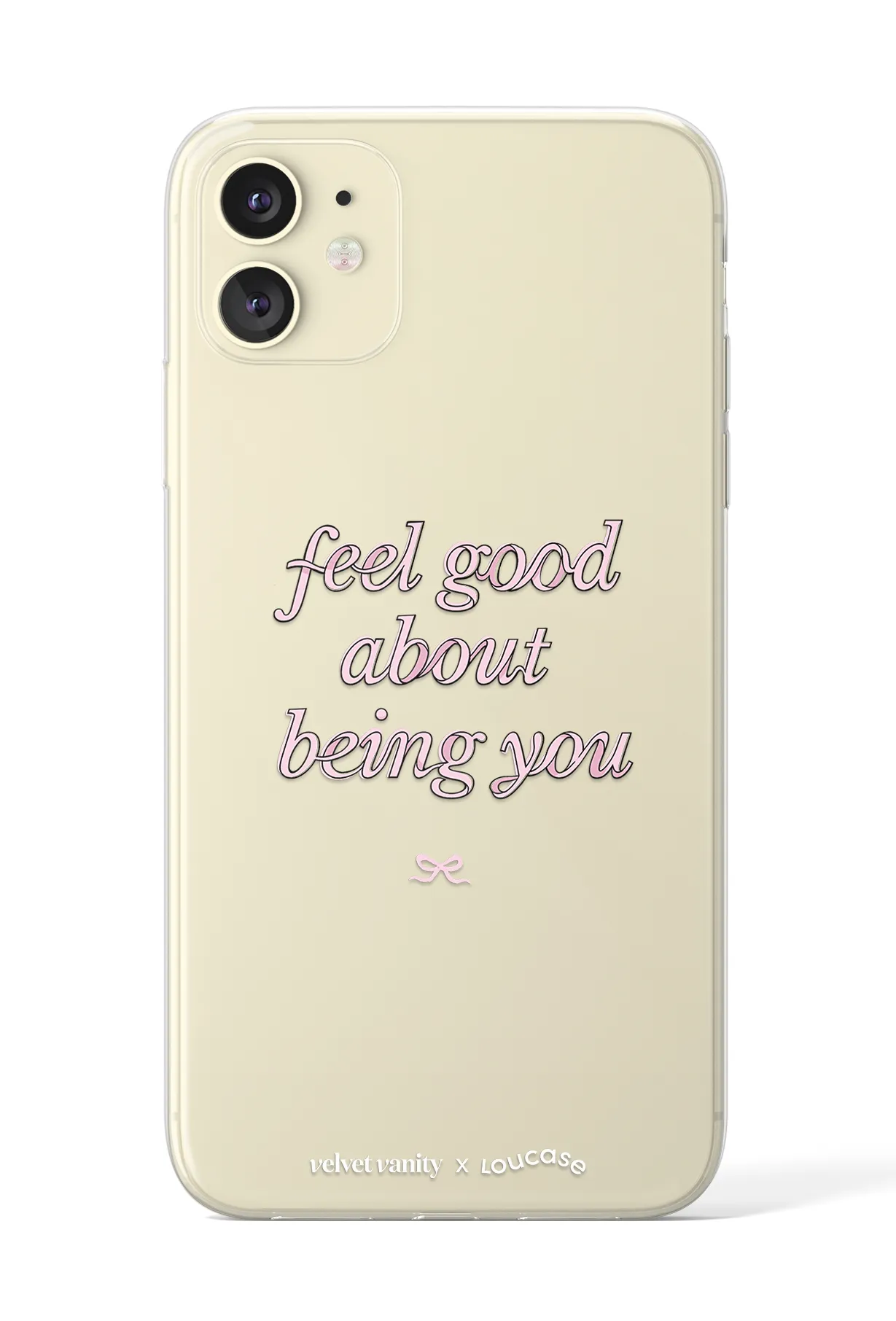 Feel Good - KLEARLUX™ Limited Edition Velvet Vanity x Loucase Phone Case | LOUCASE