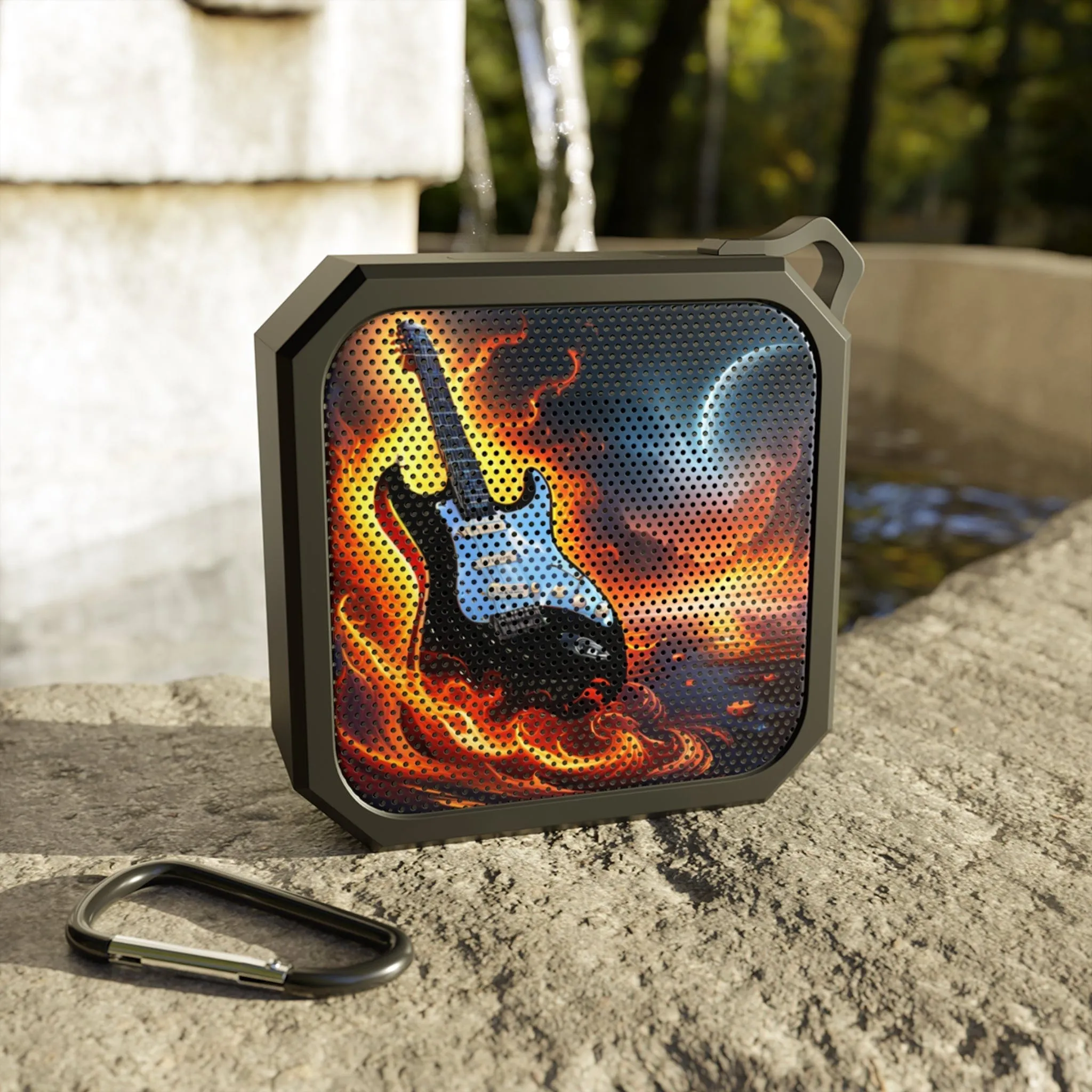 Flaming Guitar Blackwater Outdoor Bluetooth Speaker