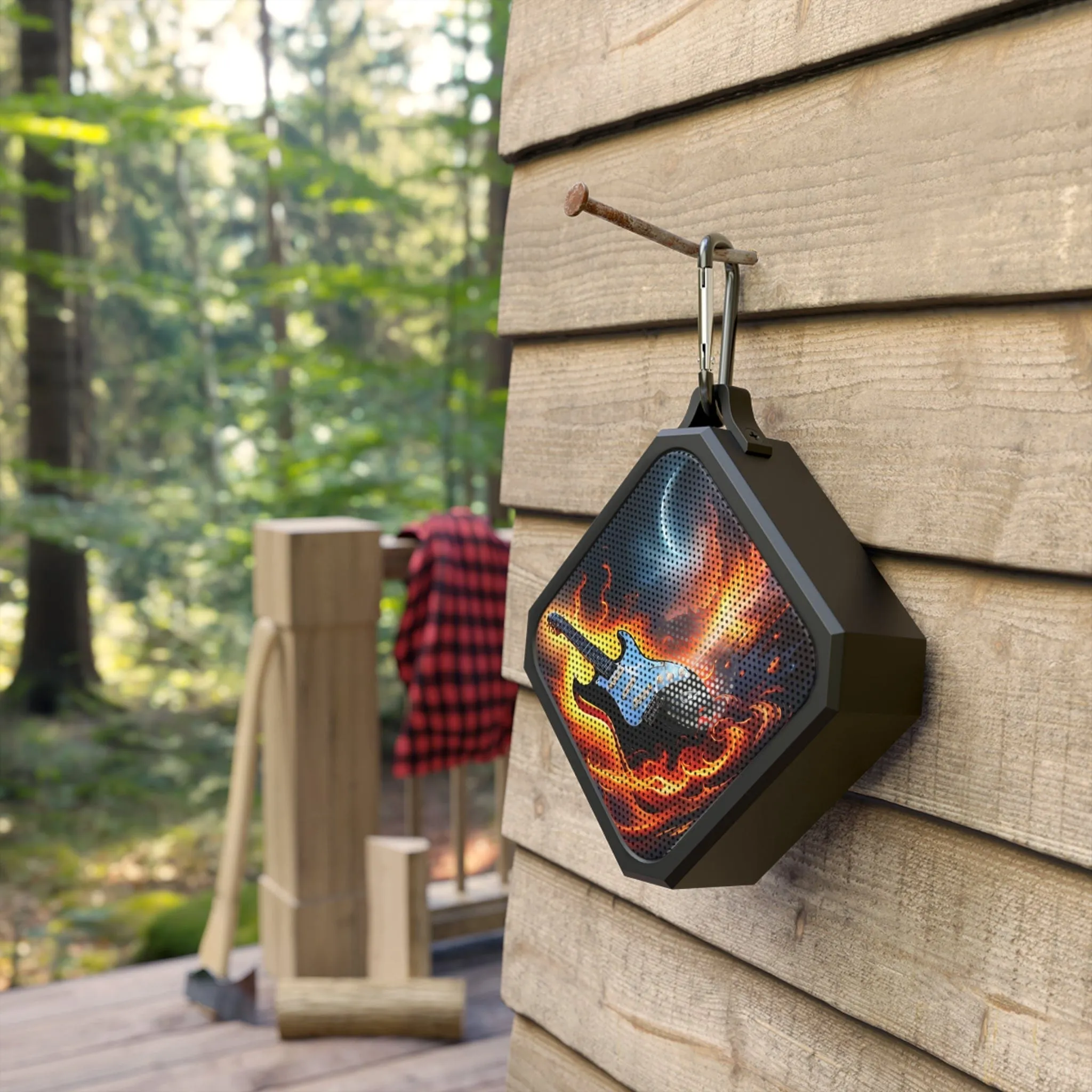 Flaming Guitar Blackwater Outdoor Bluetooth Speaker