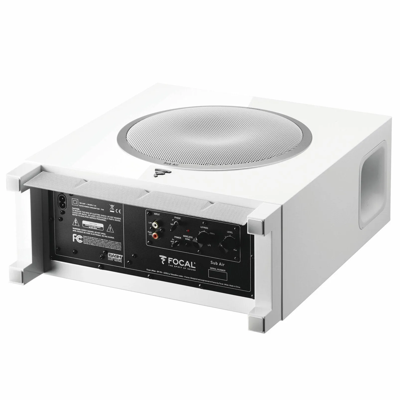 Focal SUB AIR 150W Wireless Subwoofer (White) - 8"