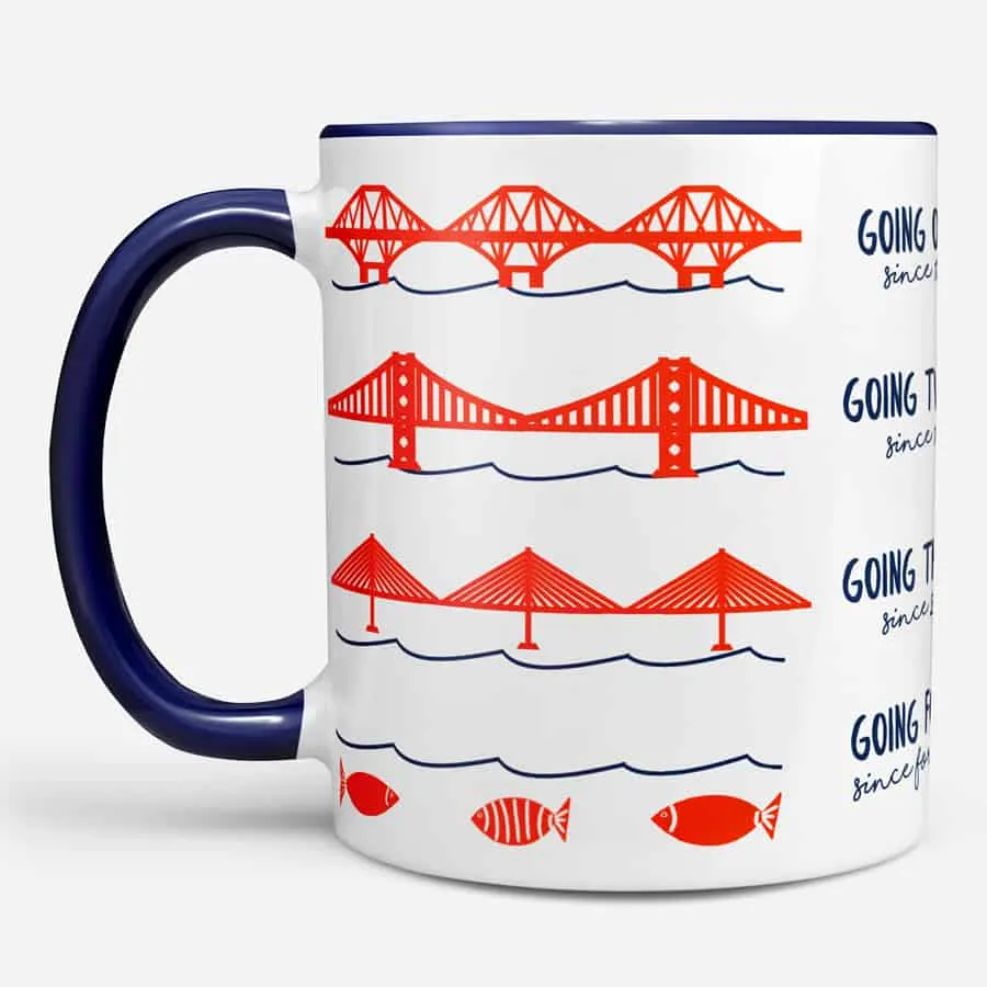 Forth Bridges Chunky Mug