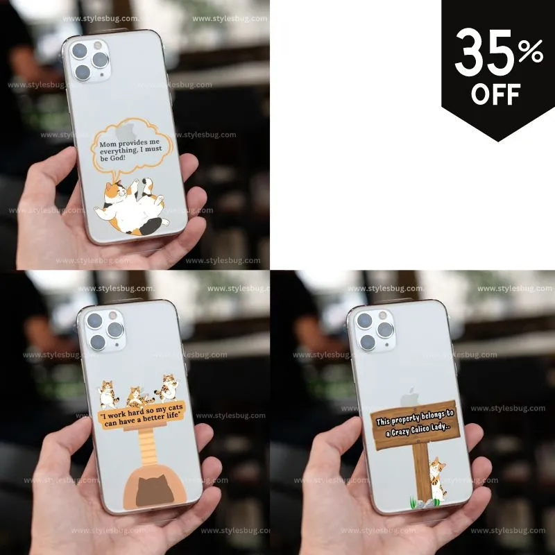 Funny Cat Breed phone cases from Style's Bug (UV printed)