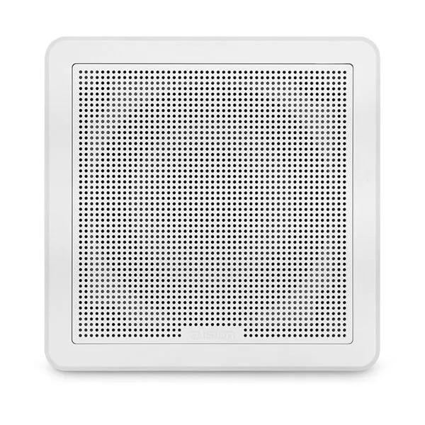 Fusion® 010-02300-10 FM Series 7.7" 200-Watt Square White Flush Mount Marine Speakers