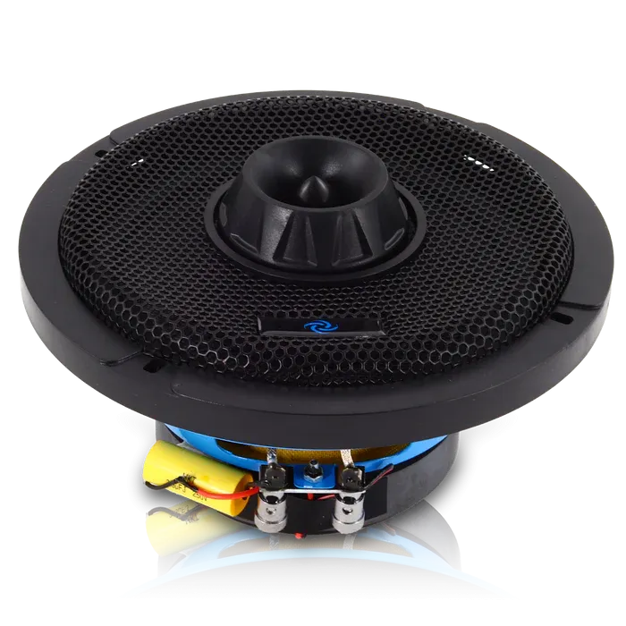 Galeforce F1-65 6.5" 100W RMS Marine Midrange Speakers with Built-in Bullet Tweeter (Pair)