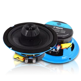 Galeforce F1-65 6.5" 100W RMS Marine Midrange Speakers with Built-in Bullet Tweeter (Pair)