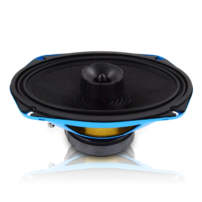 Galeforce F1-69 6x9" 100W RMS Marine Midrange Speakers with Built-in Bullet Tweeter (Pair)