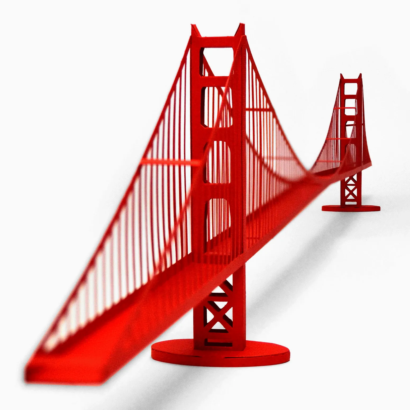 Golden Gate Bridge Assembled Model