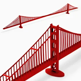 Golden Gate Bridge Assembled Model